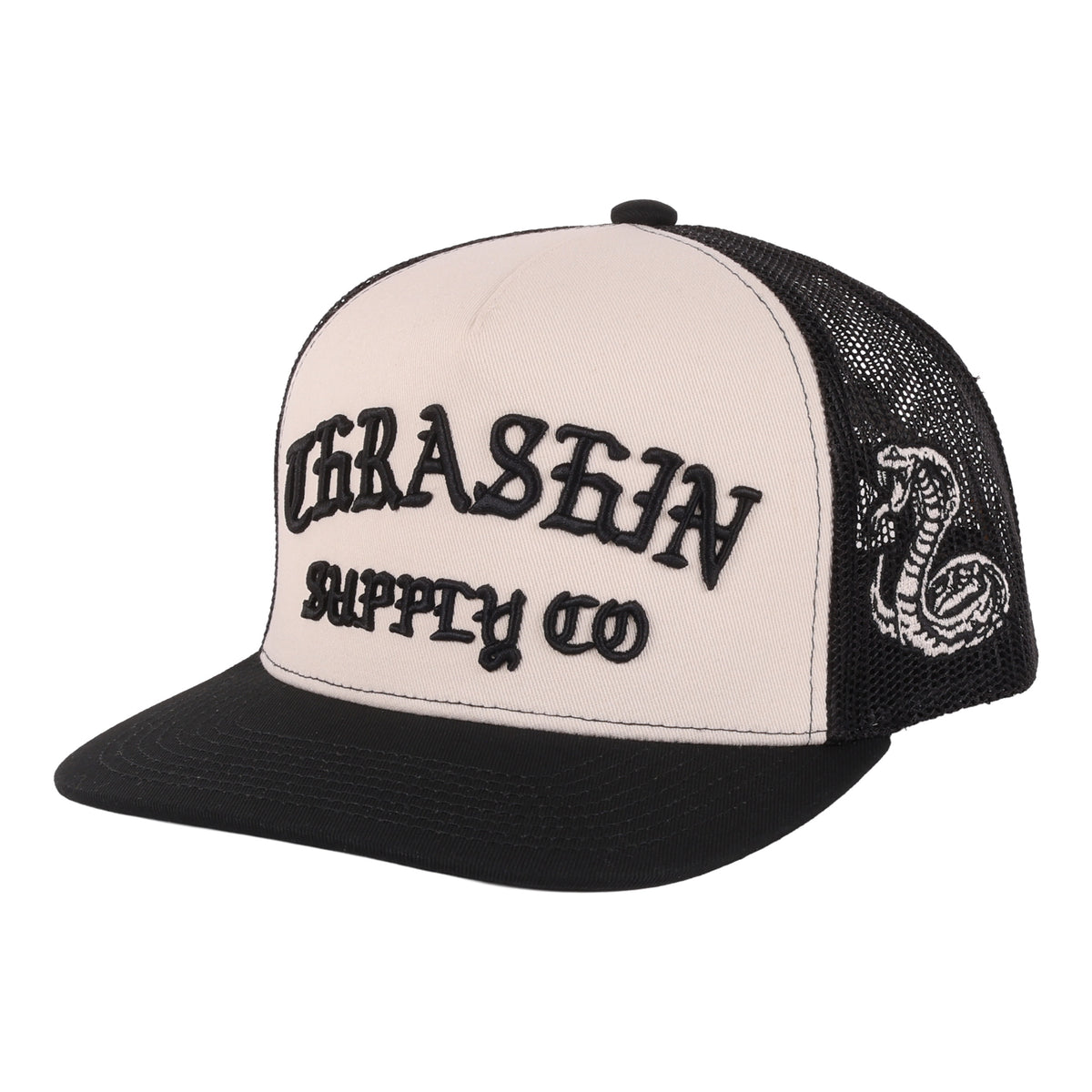 Strike Trucker Snapback - Black / White