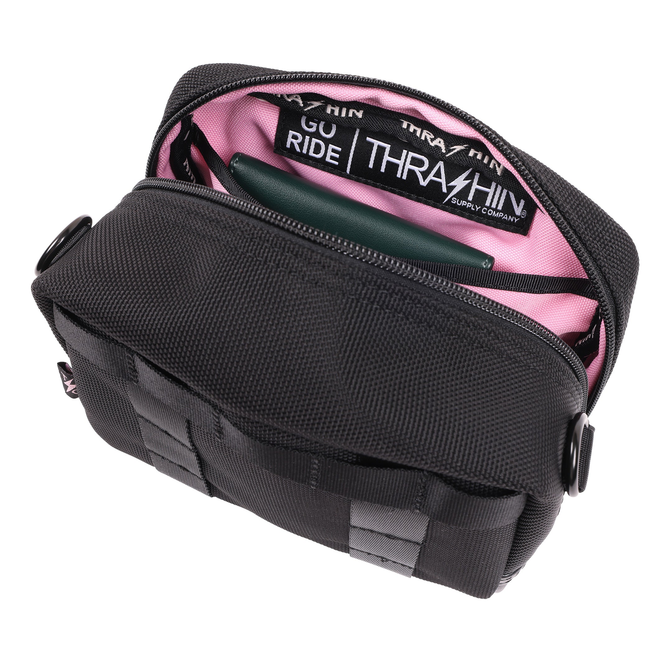 Motorcycle Crossbody HandleBar Bag - Black – Thrashin Supply