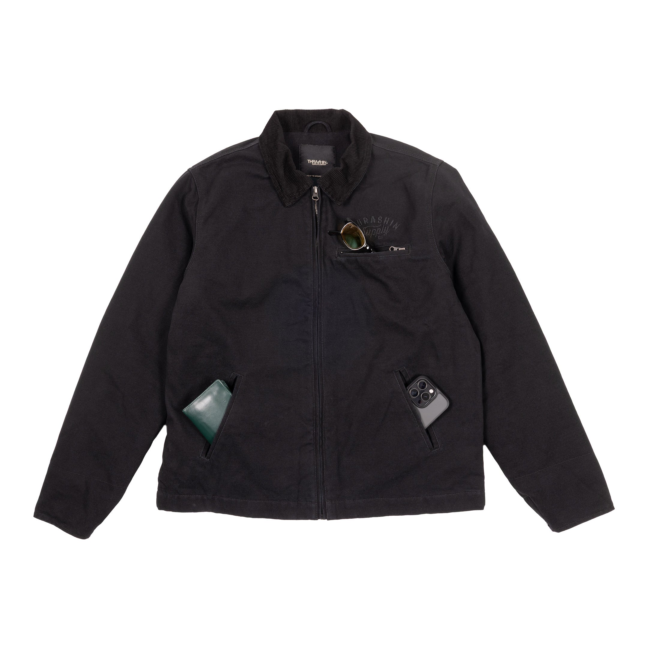 Thrashin Supply® Foundry Jacket | Canvas - Black