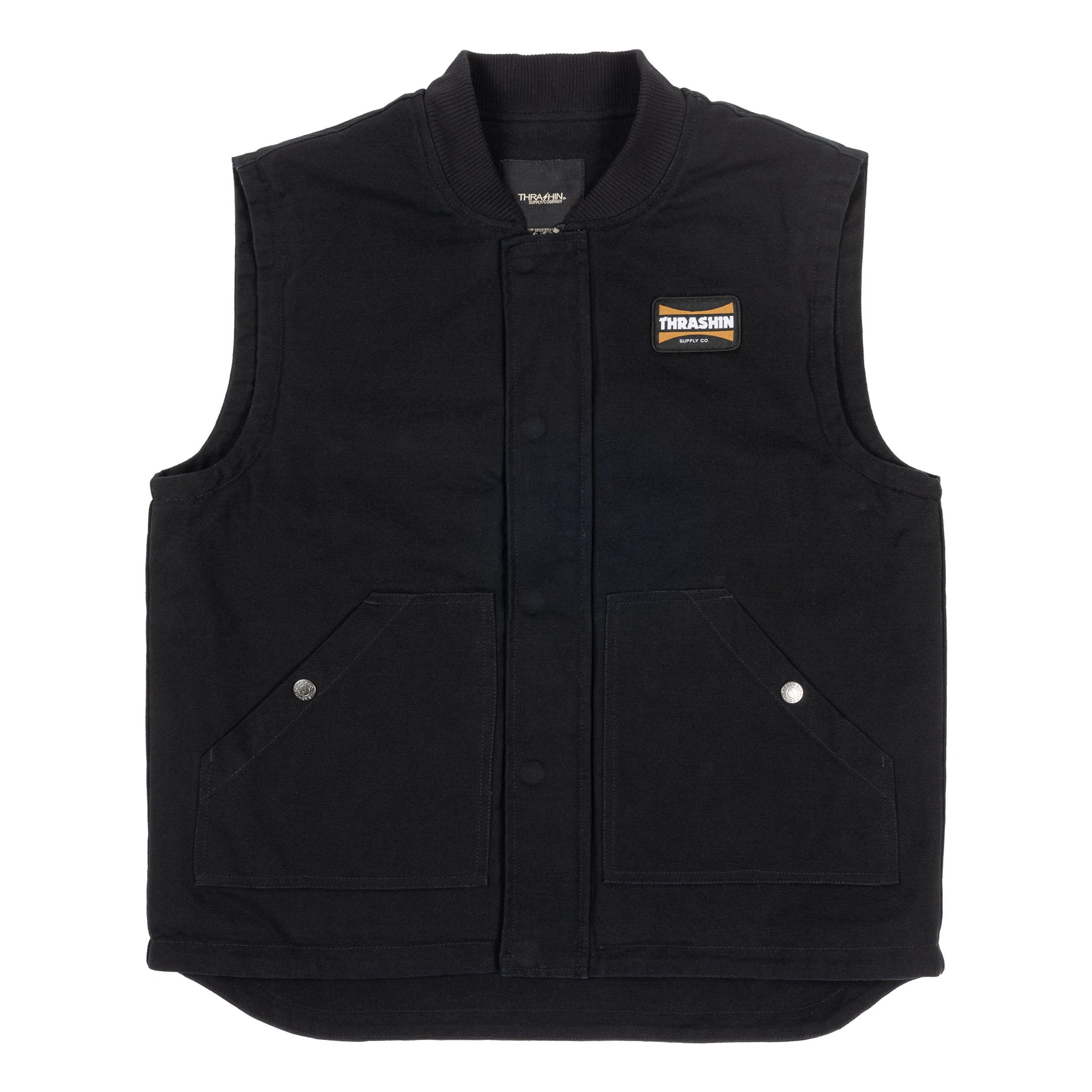 Thrashin Supply® Mill Vest | Canvas - Black