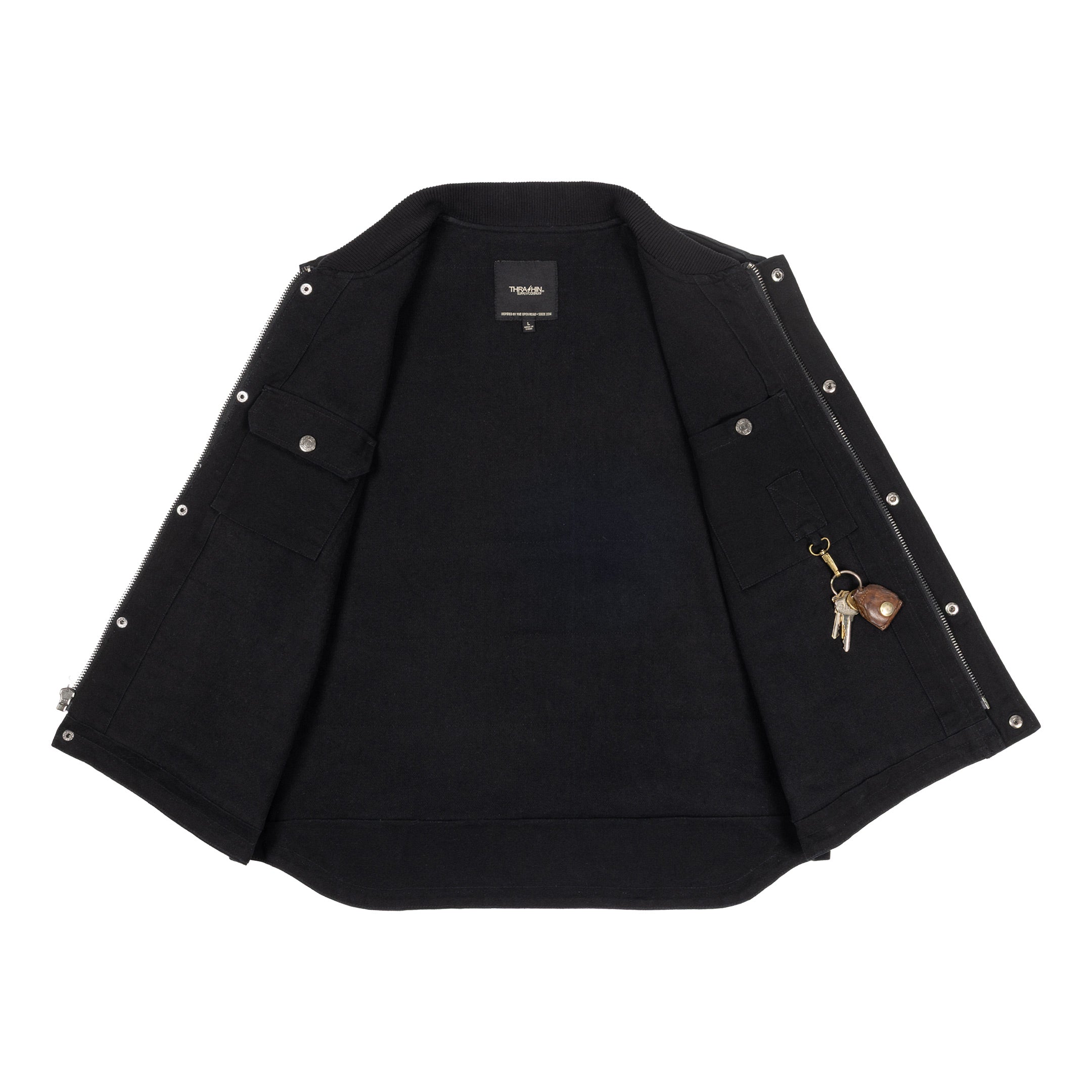 Thrashin Supply® Mill Vest | Canvas - Black