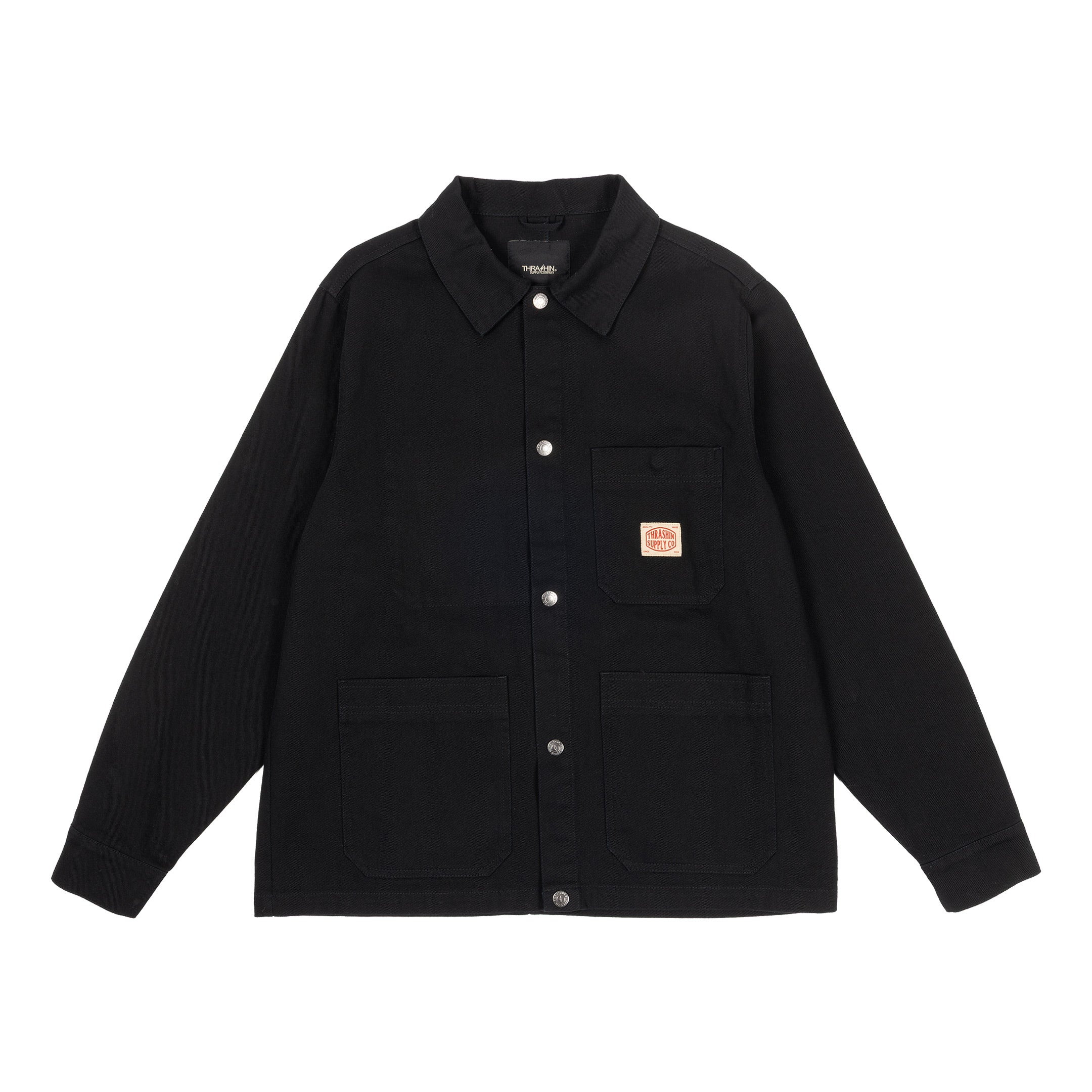 Thrashin Supply® Heritage Chore Coat | Canvas - Black