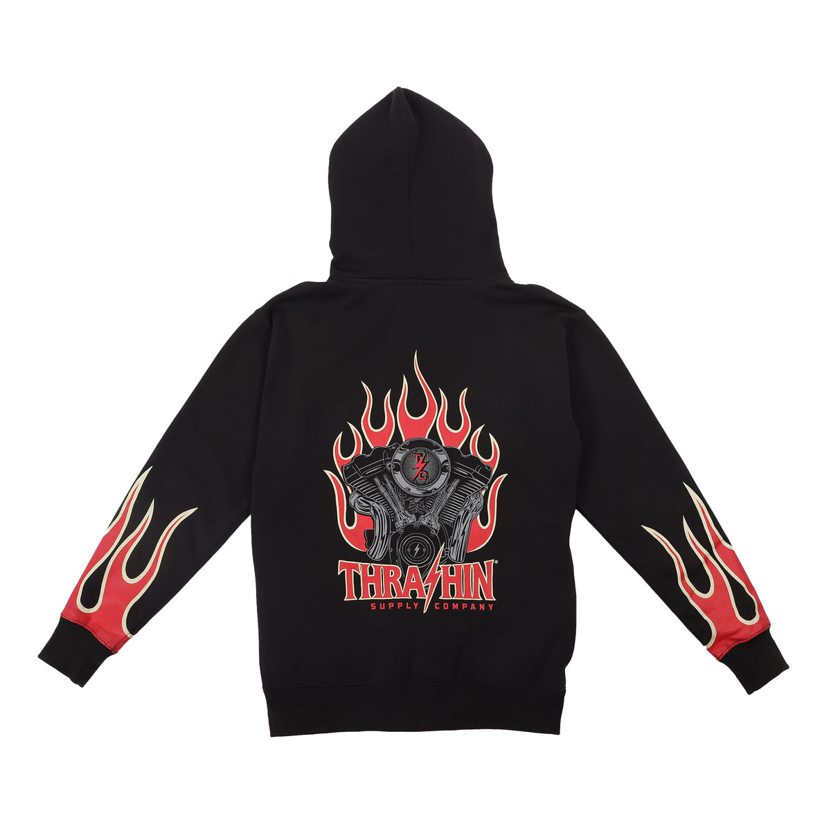 M8 Flame Pull-Over Hoodie
