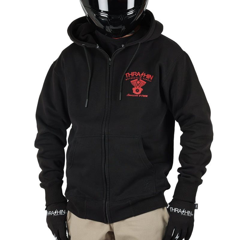 American Zip-Up Hoodie