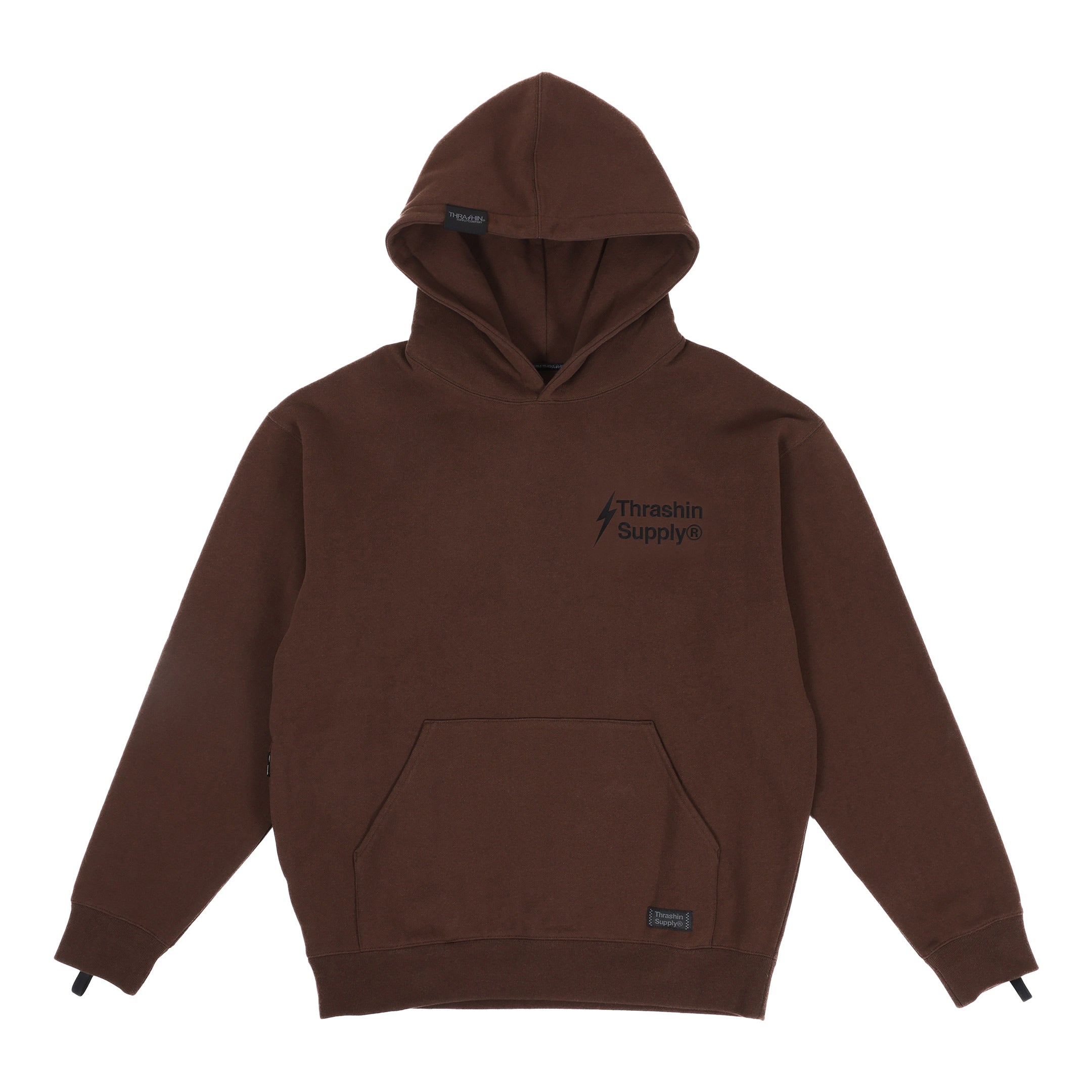 Thrashin Supply Co. Official Pull-Over Hoodie - Brown