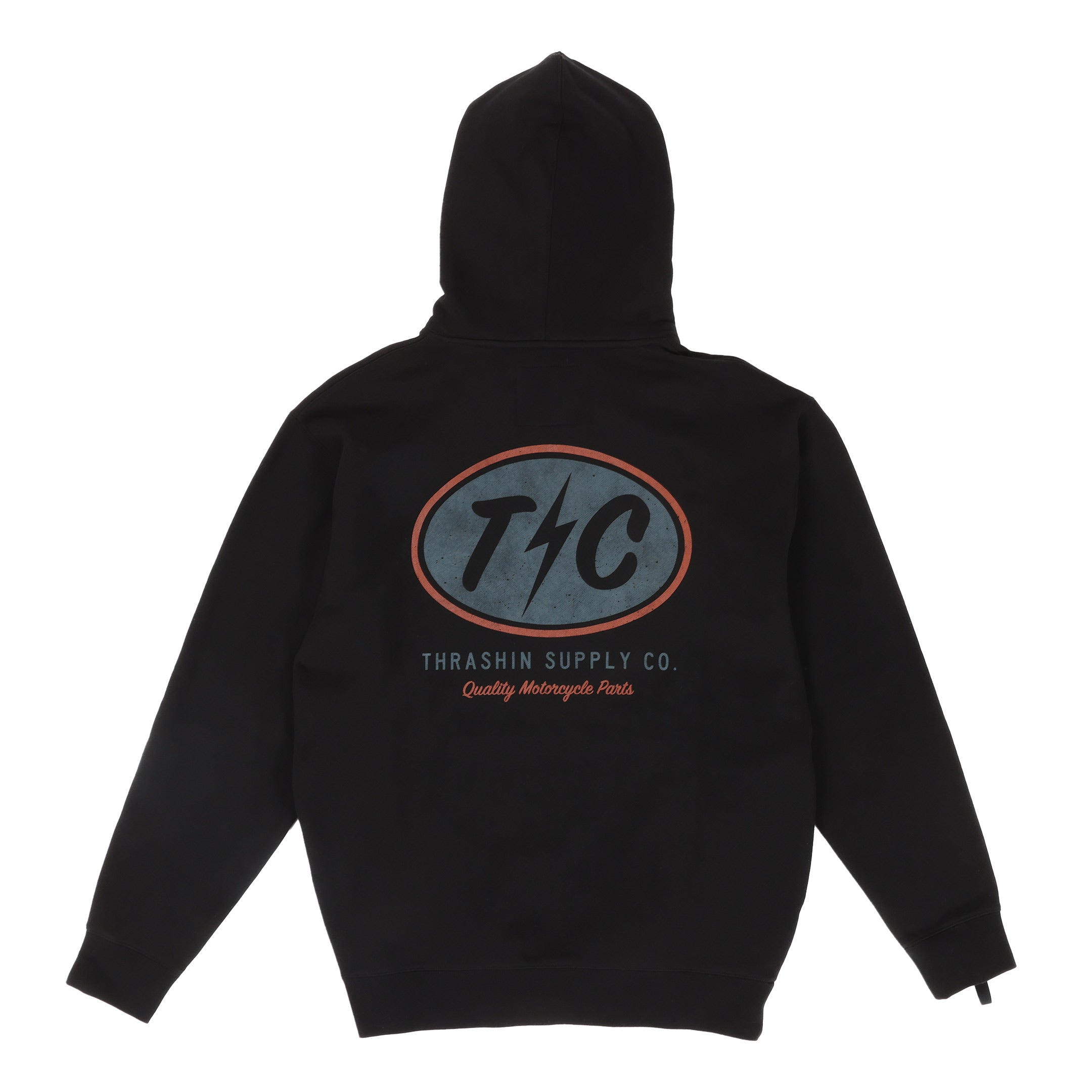 Thrashin Supply Co. Shield Pull-Over Hoodie - Black