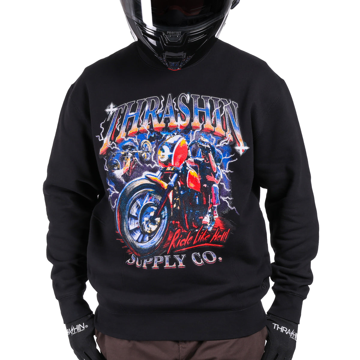Voltage Crewneck Sweater - Black