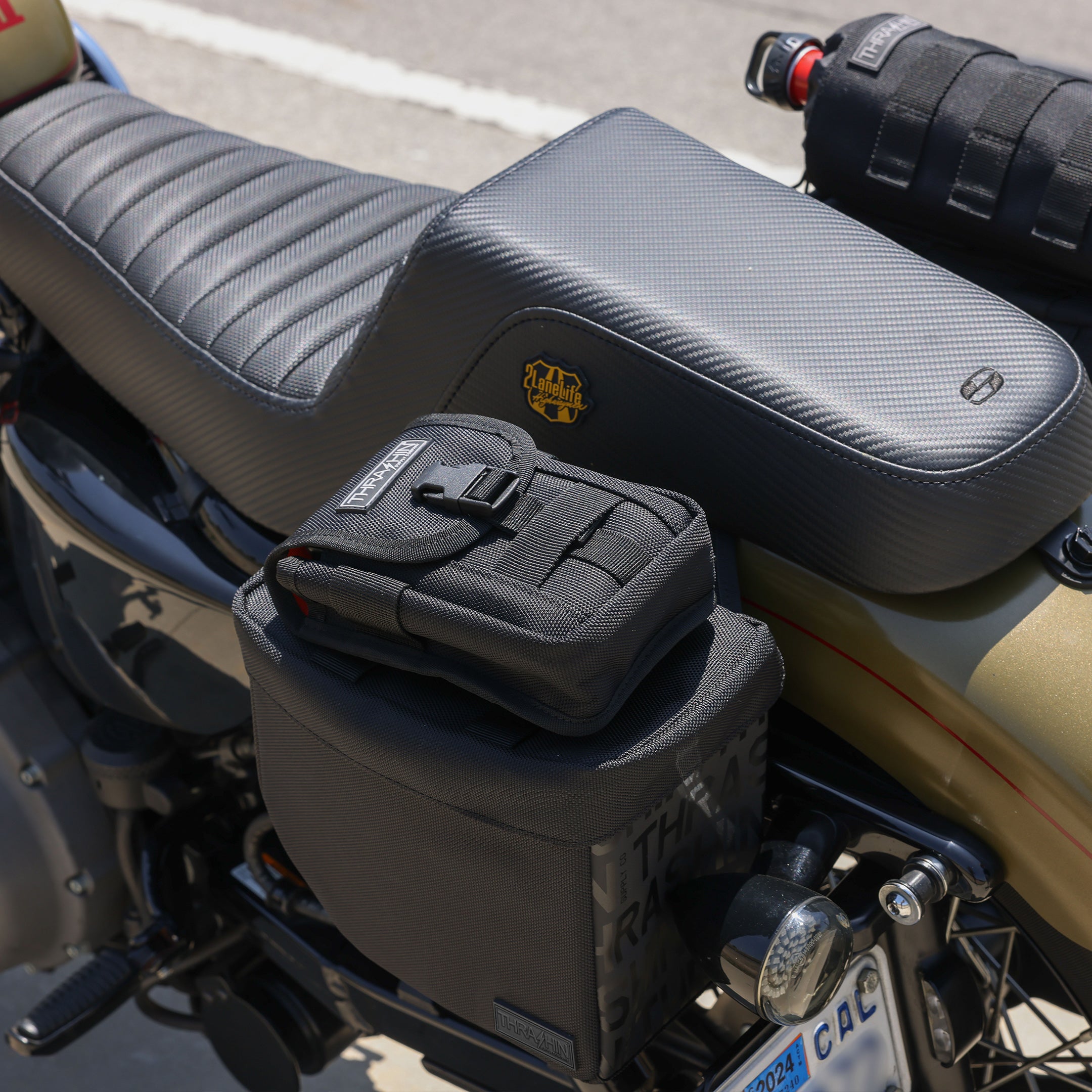 Motorcycle Saddlebags - Mini Essential - Black – Thrashin Supply