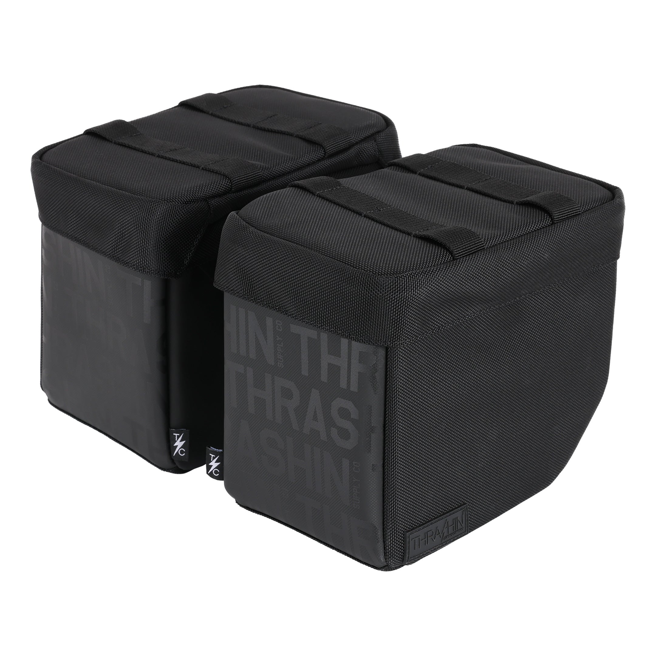 Motorcycle Saddlebags - Mini Essential - Black – Thrashin Supply