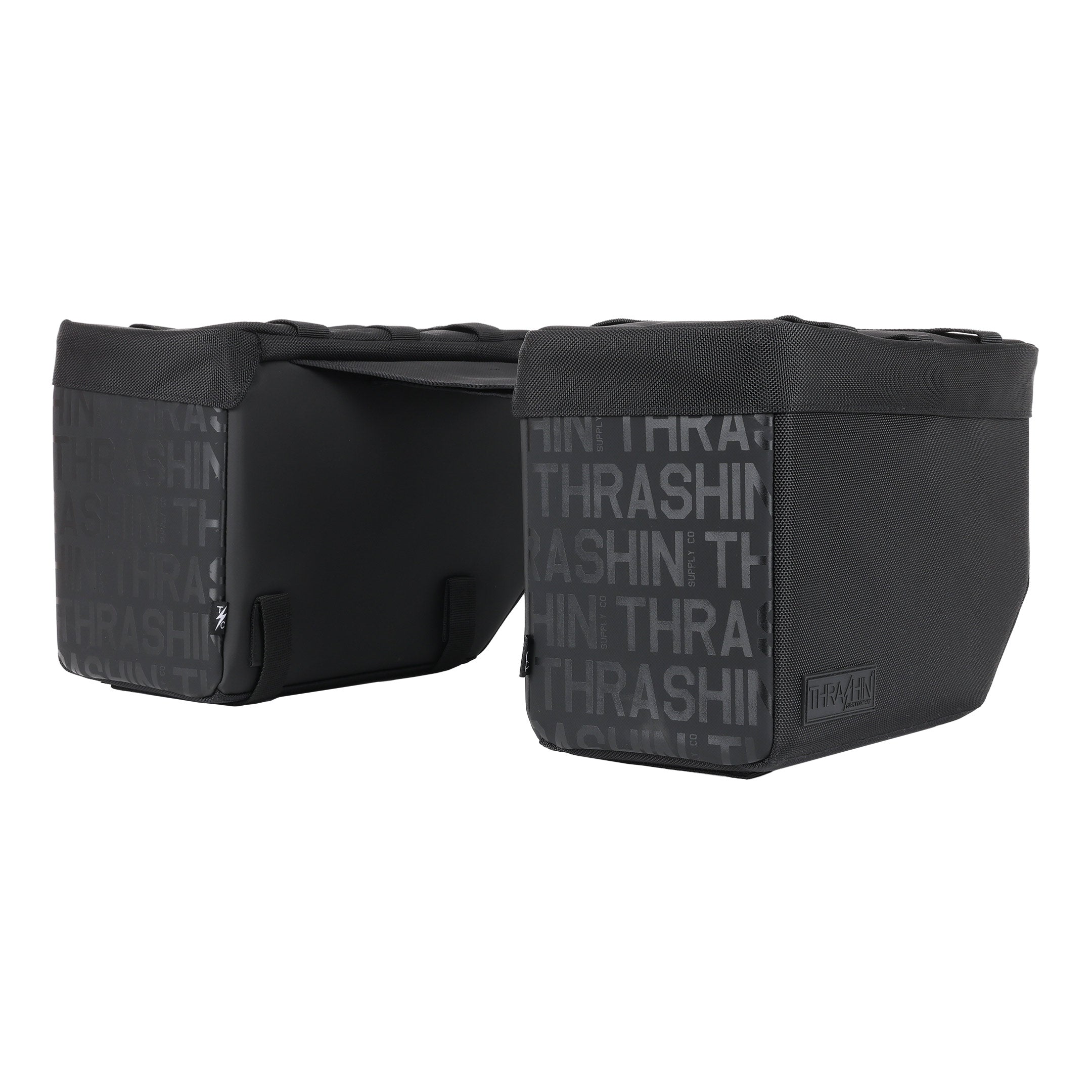 Motorcycle Saddlebags - Essential Base - Black – Thrashin Supply