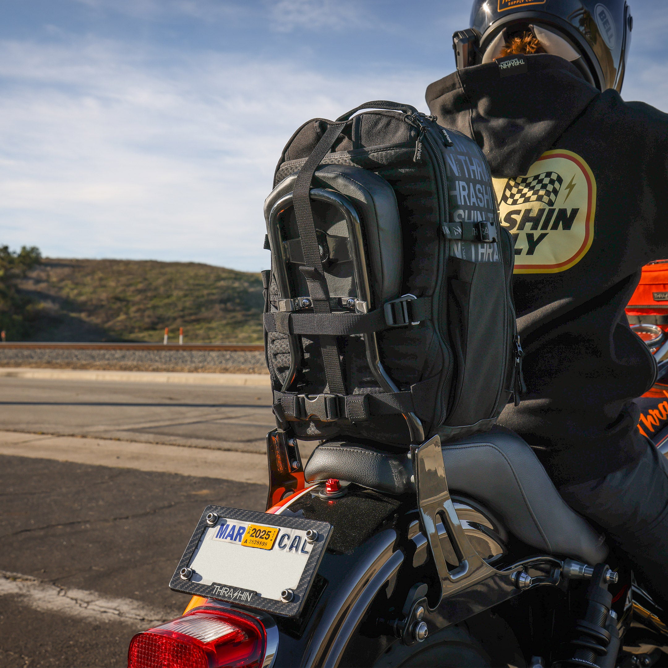 Thrashin® Road Trip Backpack - Black – Thrashin Supply