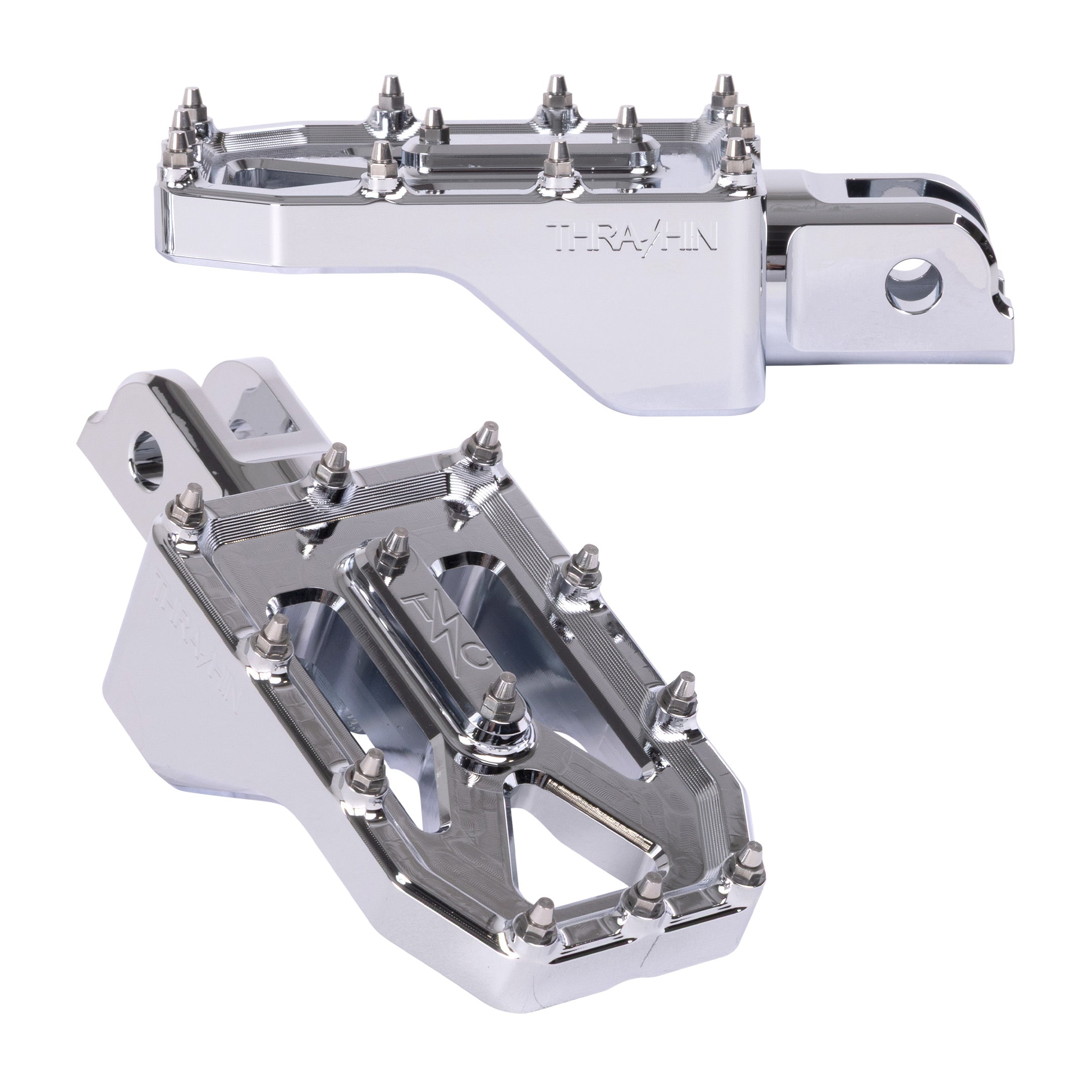 Thrashin Supply® Aggressor Foot Pegs | Dyna, Sportster, FXR