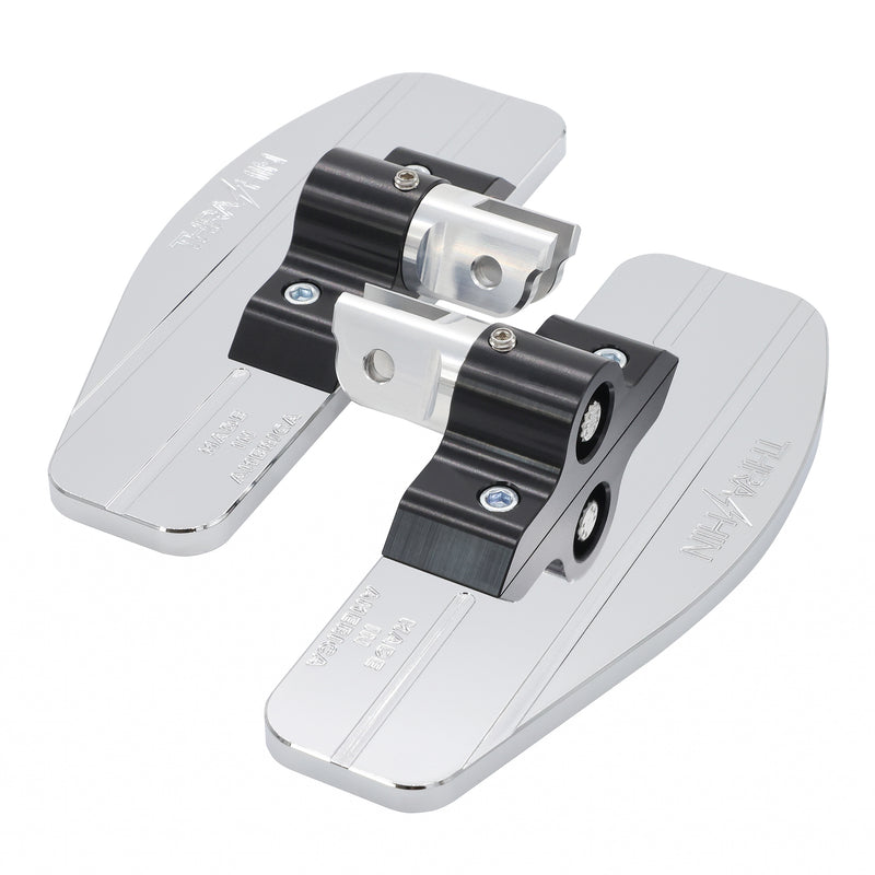 Mini Floorboards - Chrome - Dyna, Sportster, FXR, Softail...