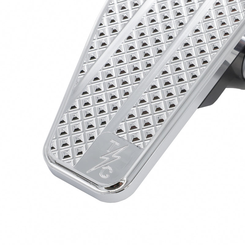 Mini Floorboards - Chrome - Dyna, Sportster, FXR, Softail...