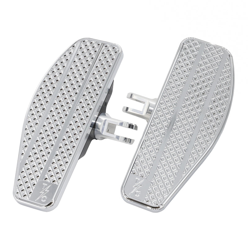 Mini Floorboards - Chrome - Dyna, Sportster, FXR, Softail...