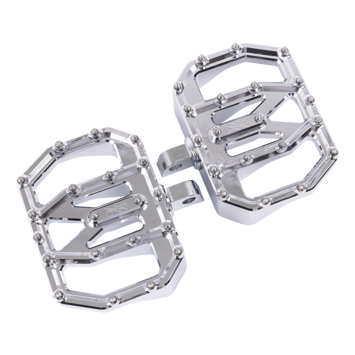 Aggressor Mini Floorboards - Chrome