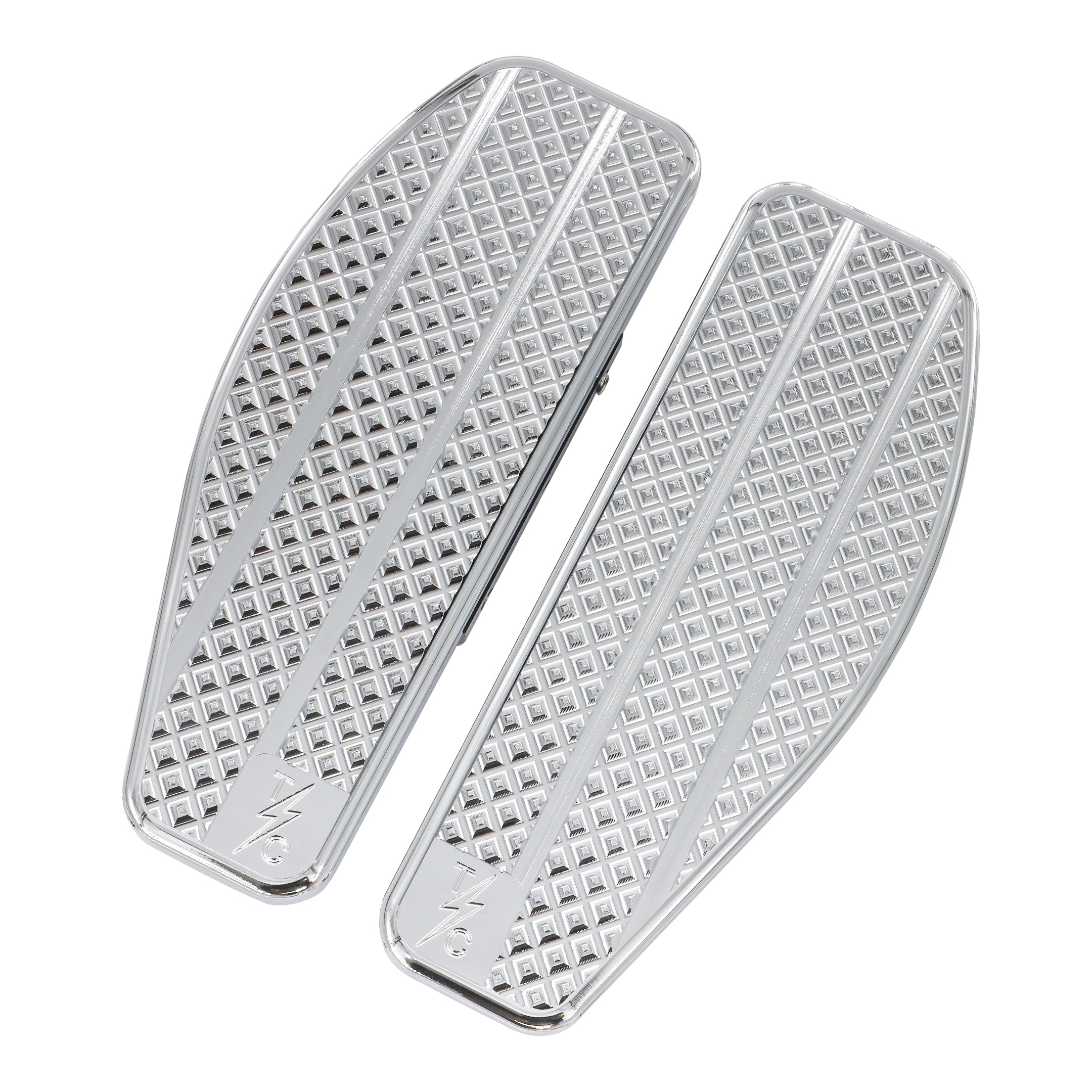 Thrashin Supply Co. Bagger Passenger Floorboards - Chrome