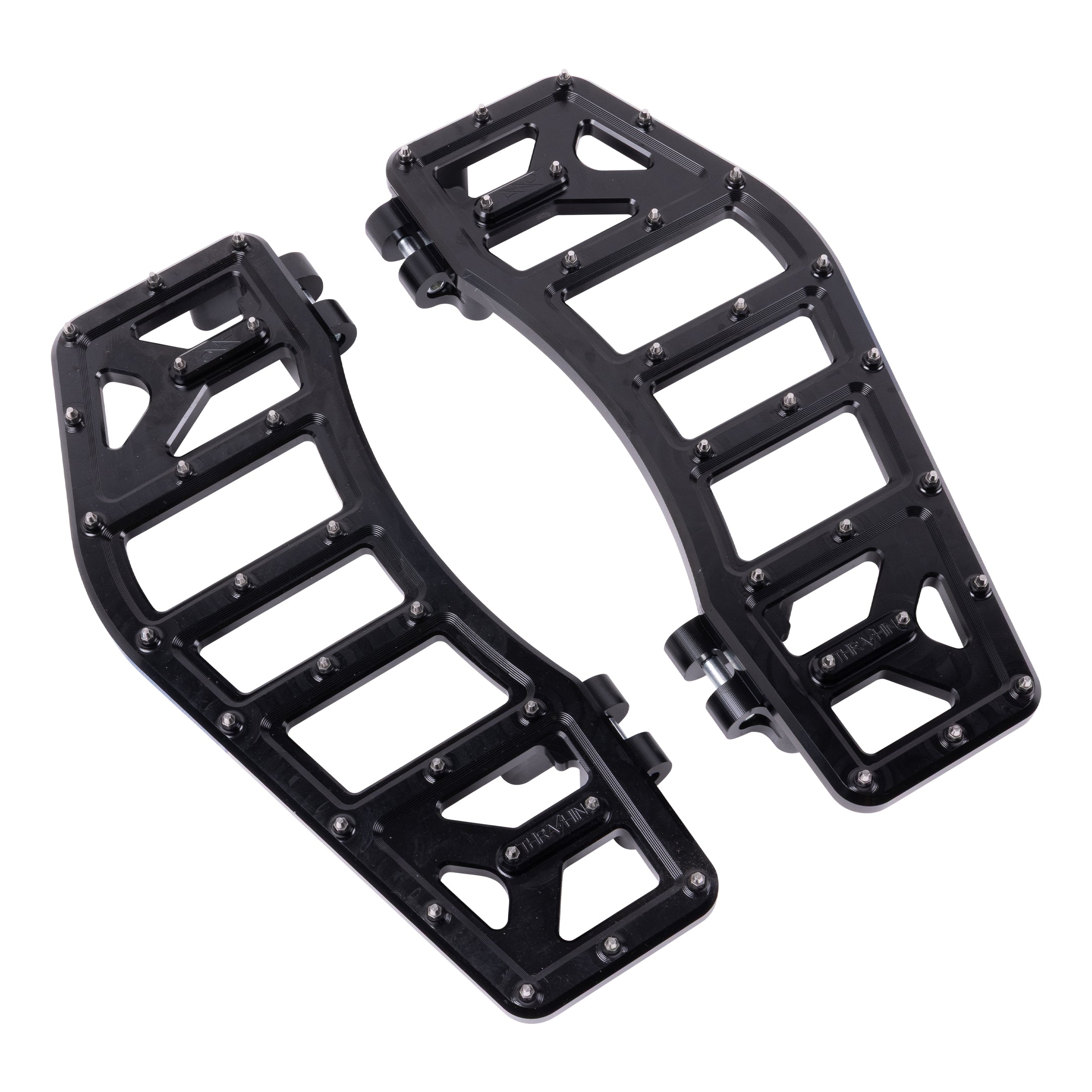 Thrashin Supply® Aggressor Floorboards | Bagger - Black