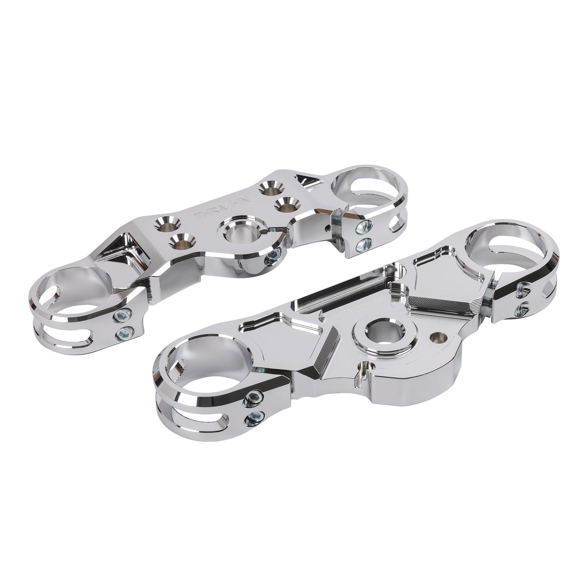 Softail Triple Tree Set - Chrome