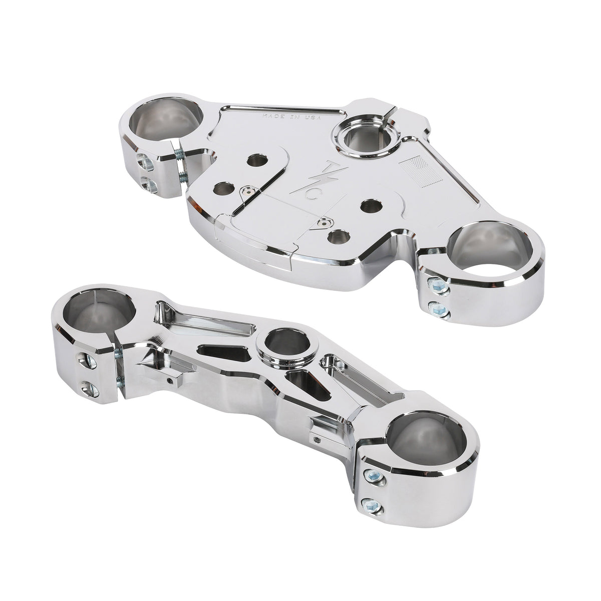 Top & Bottom Tree Kit | 2024 Road Glide - Chrome