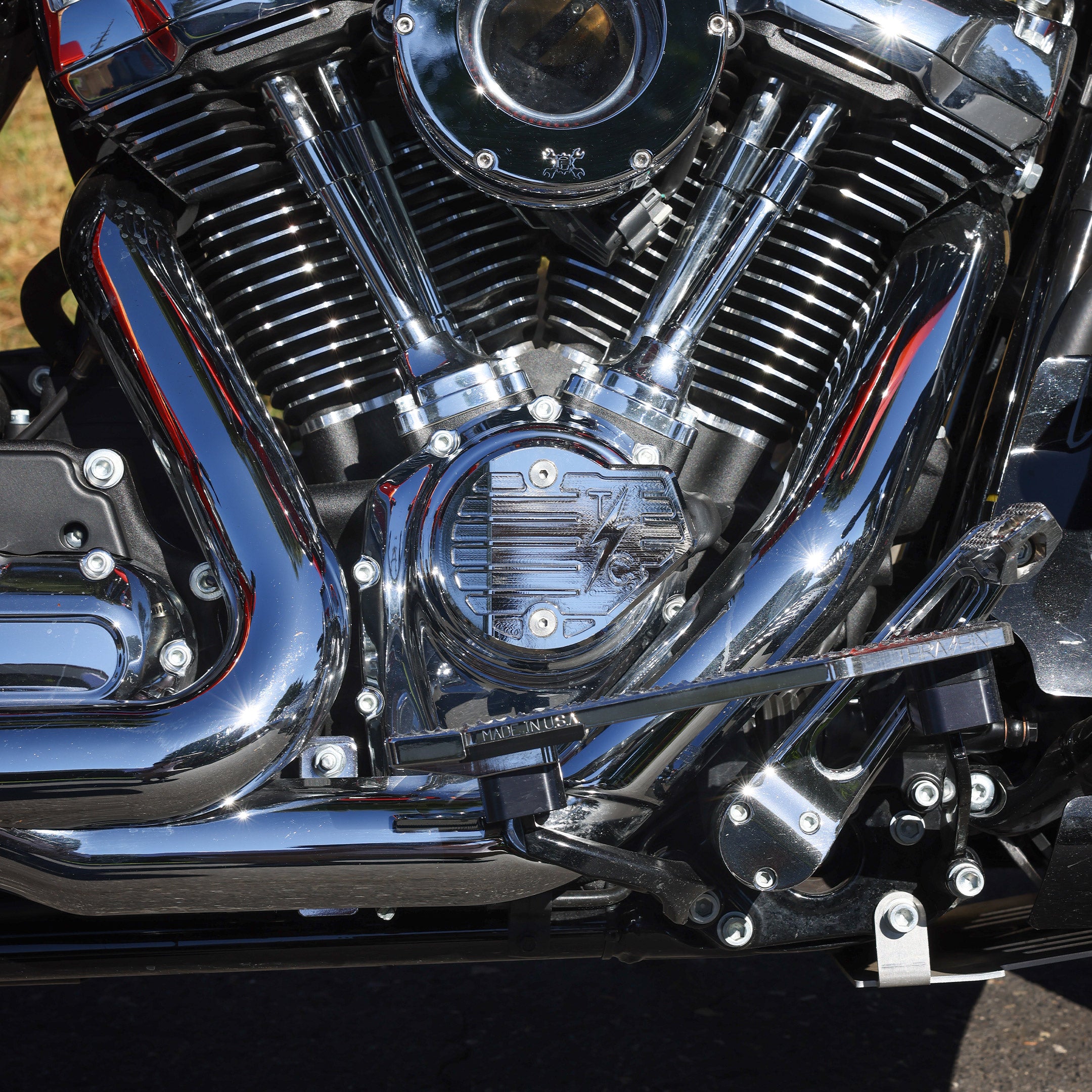 2024+ Harley-Davidson VVT Cam Cover - Finned - Chrome – Thrashin