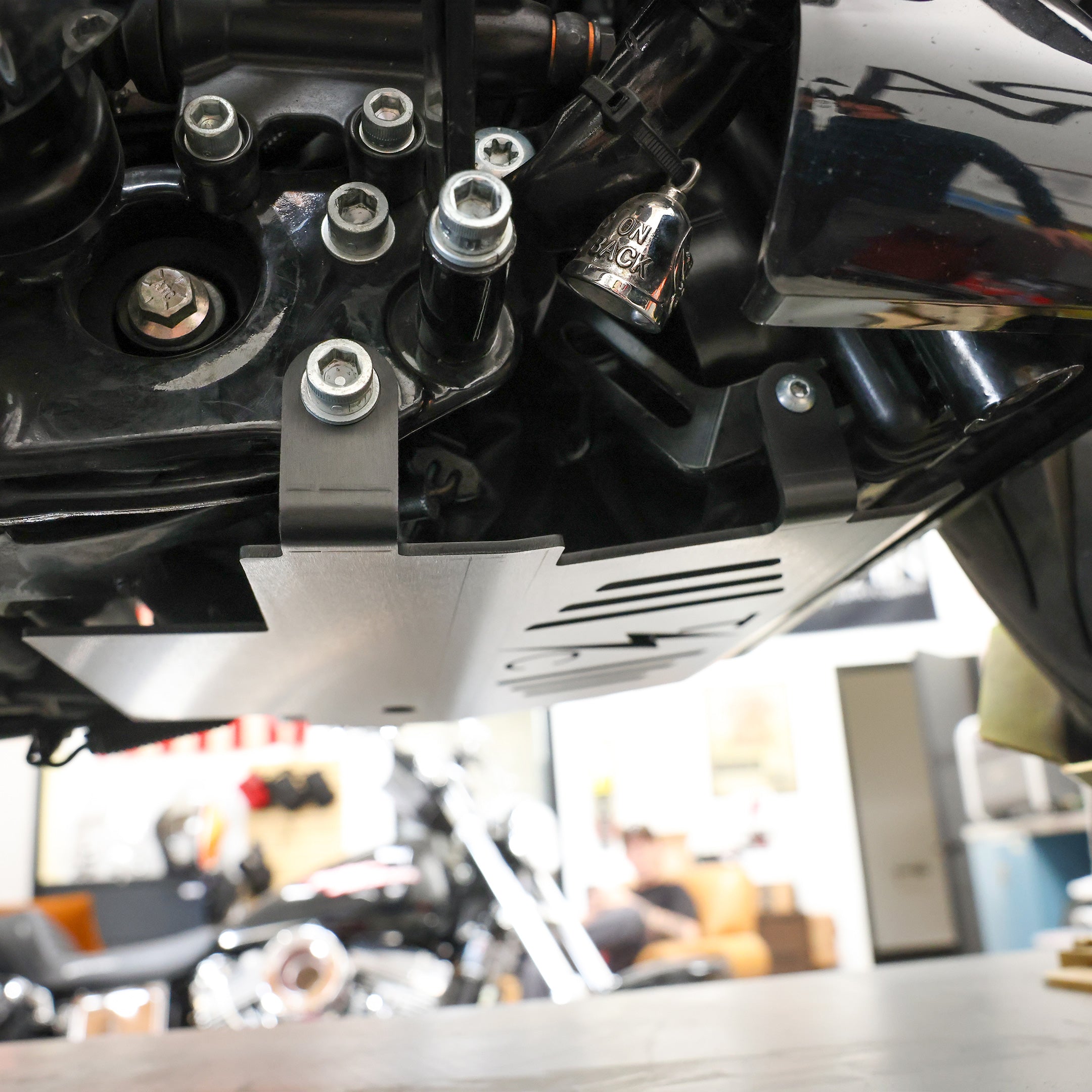 スキー RATT Arctic Cat Rear Skid Plate - 2018-2024 M Riot 6000 8000