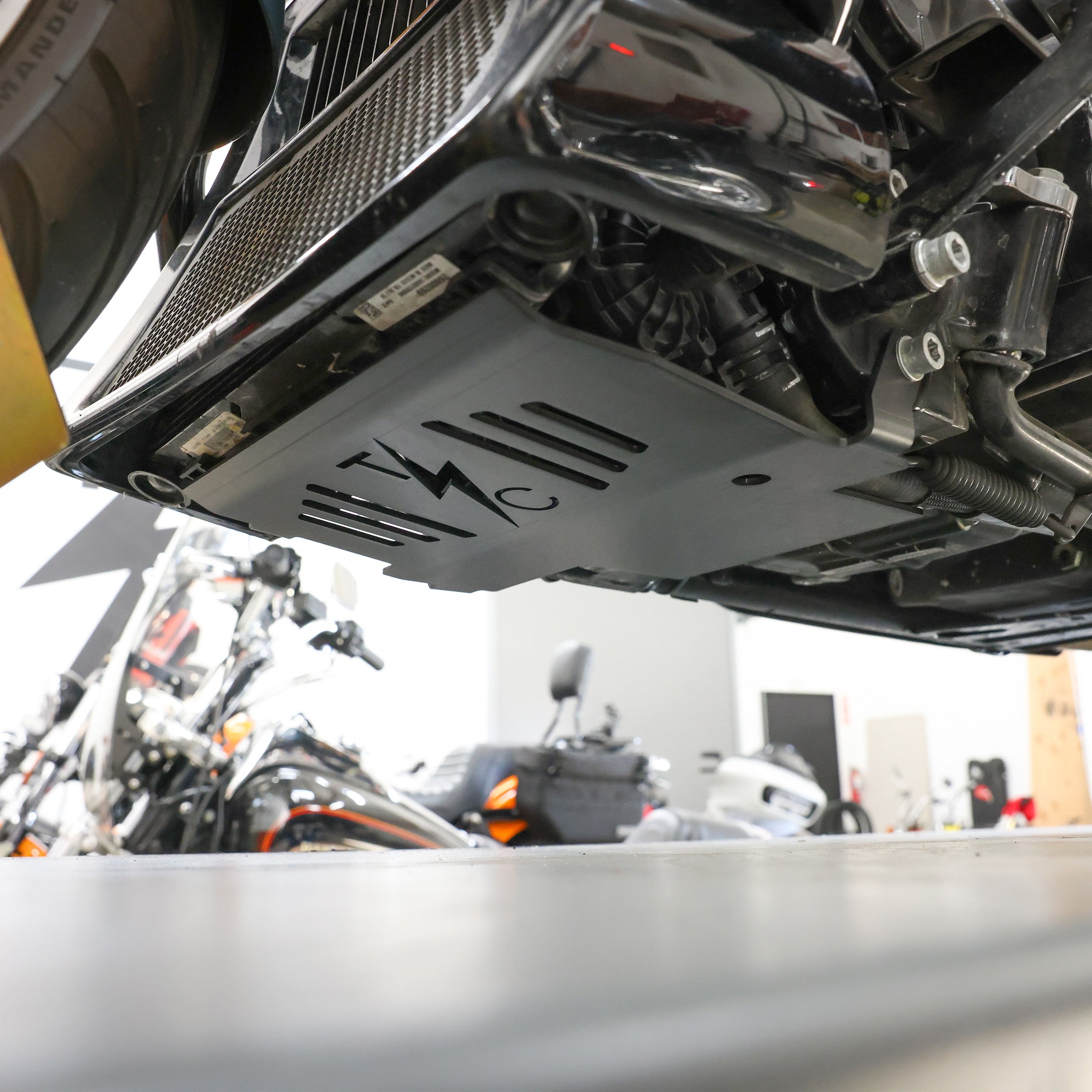 スキー RATT Arctic Cat Rear Skid Plate - 2018-2024 M Riot 6000 8000