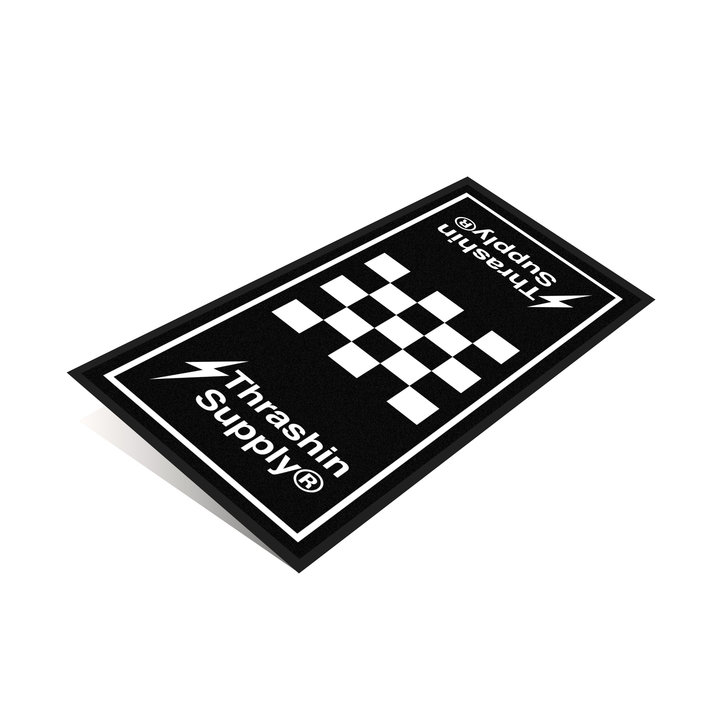 Official - Carpeted Rubber Bike Mat - 8' x 3.5' – Thrashin Supply