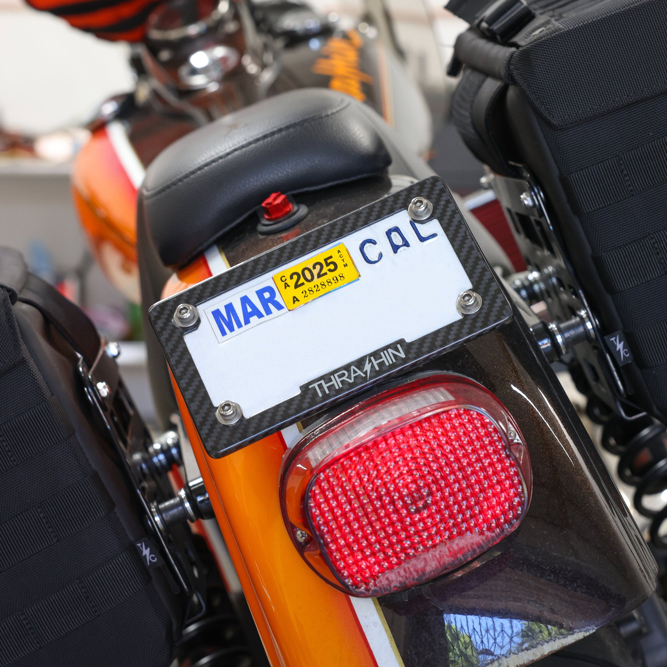 Carbon Fiber License Plate Frame - Gloss Woven – Thrashin Supply