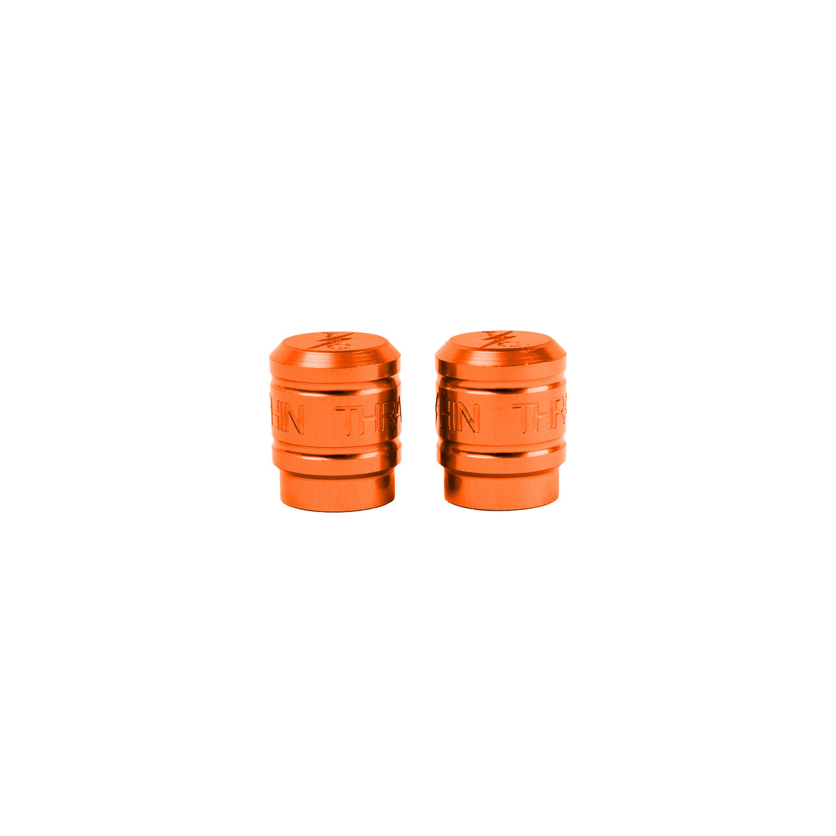Billet Valve Stem Caps - Orange