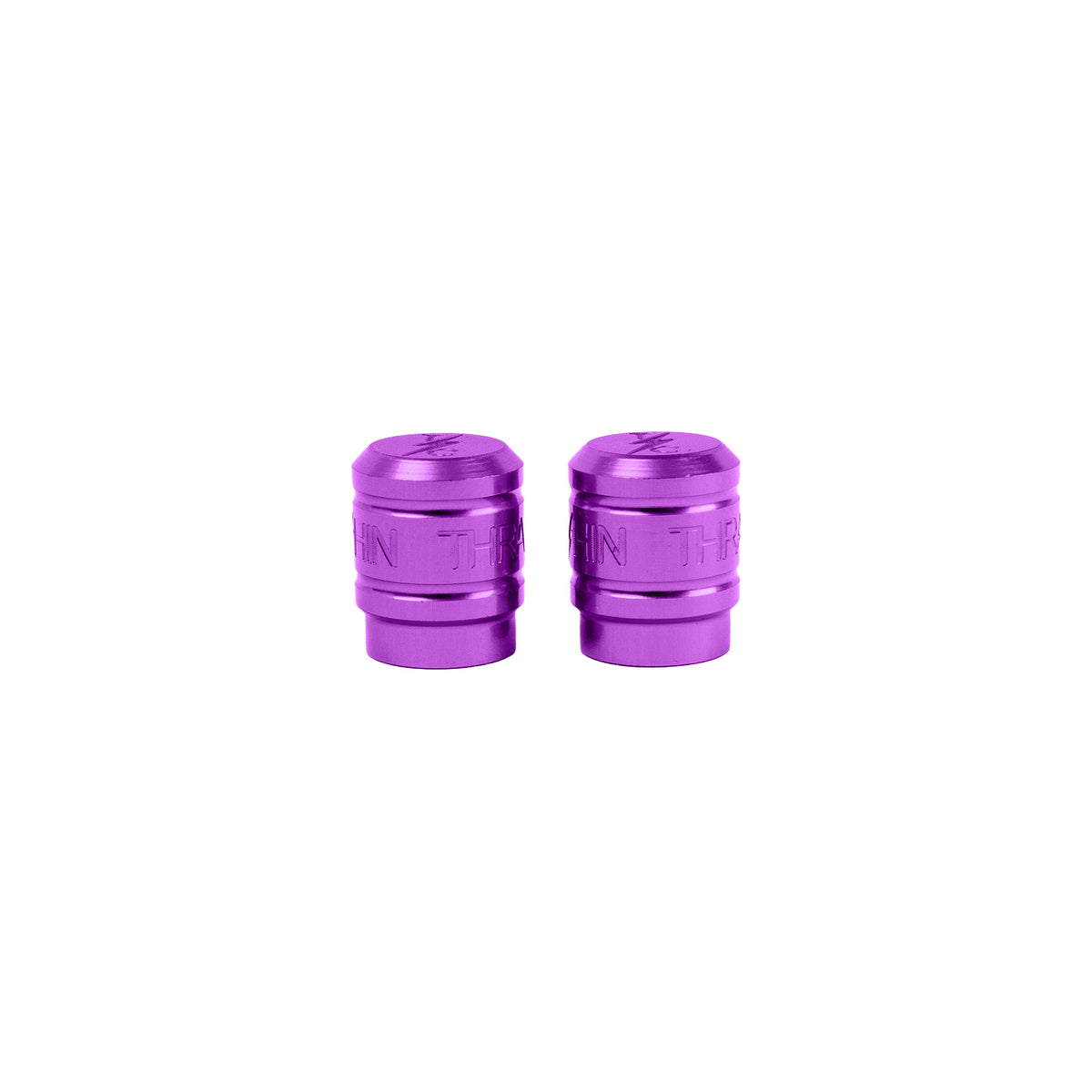 Billet Valve Stem Caps - Purple