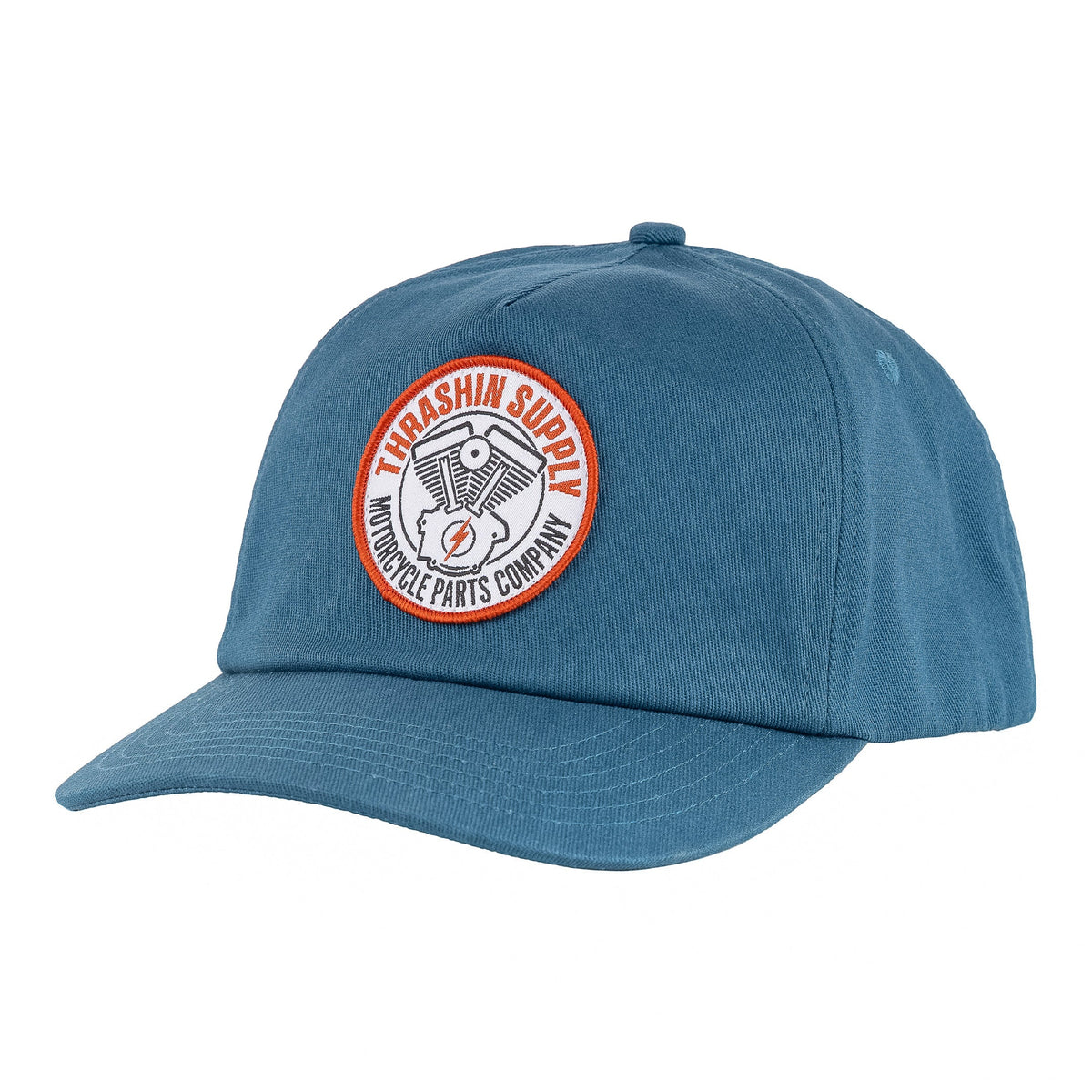 Parts Co. Snapback - Navy | Unstructured Slightly Curved Bill