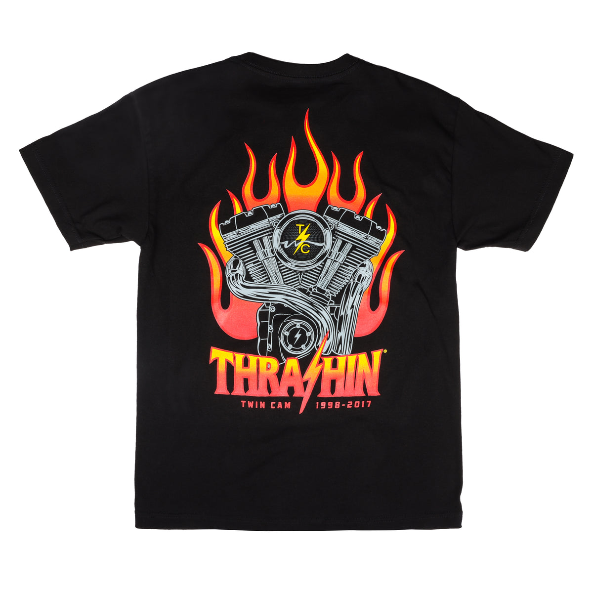 Twin Cam Tee - Black - Engine Collection