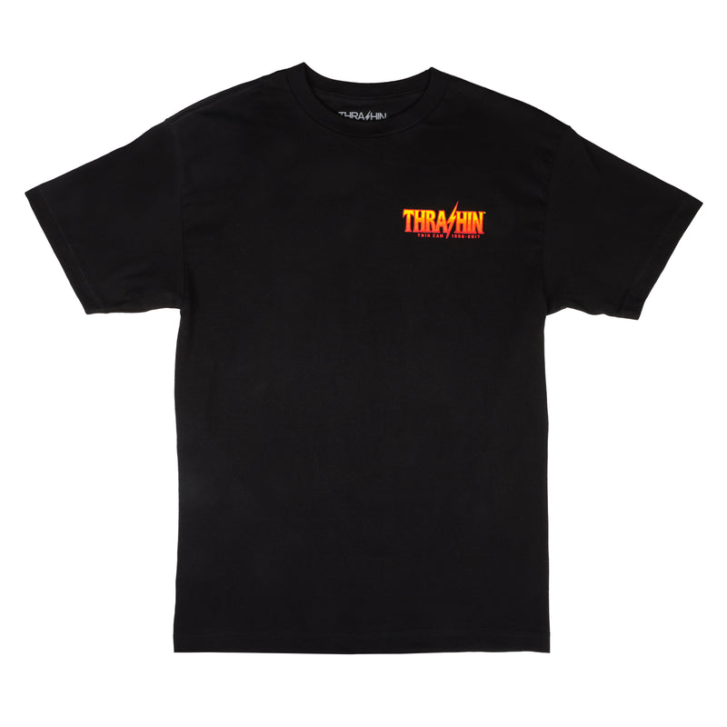 Twin Cam Tee - Black - Engine Collection