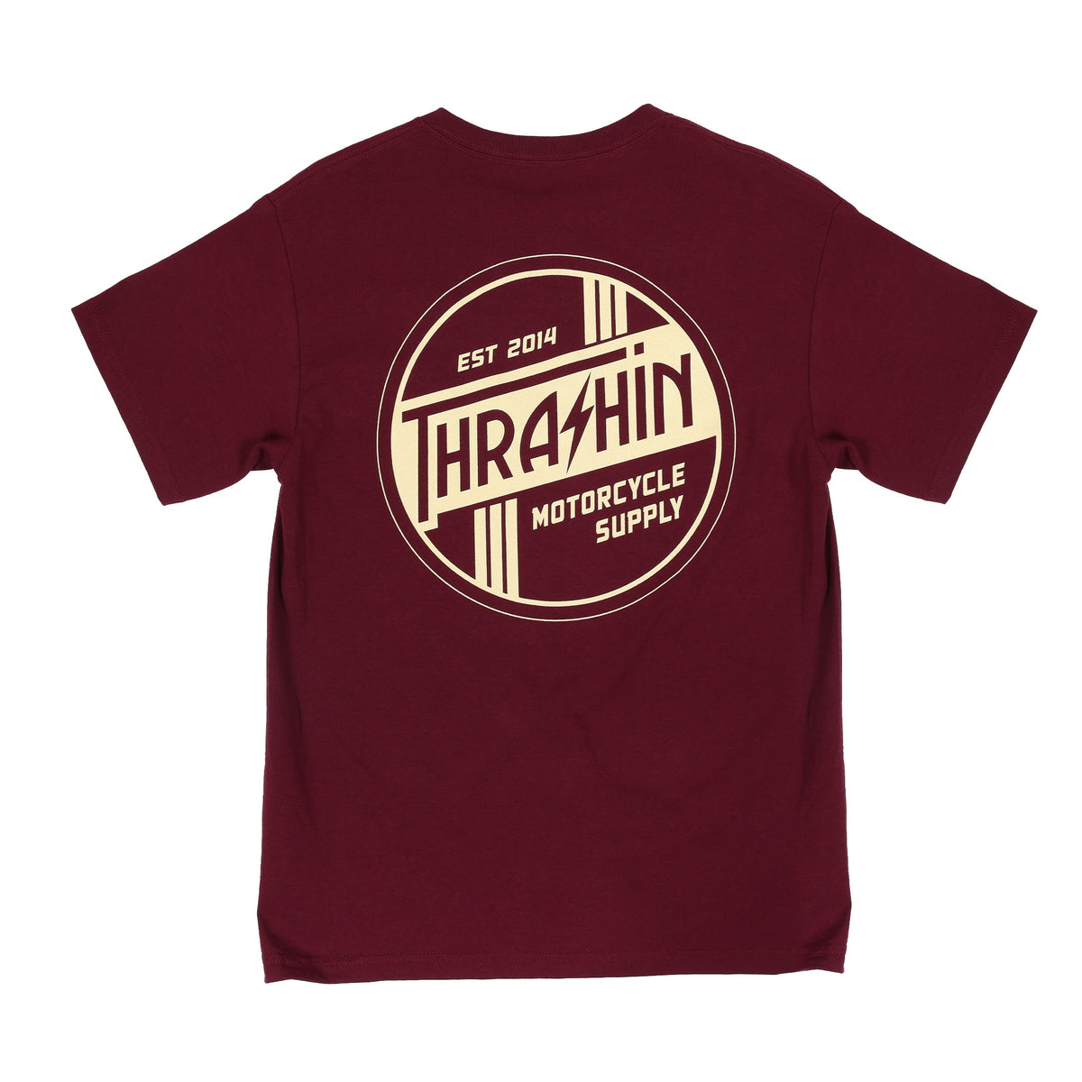 Deco Tee - Burgundy