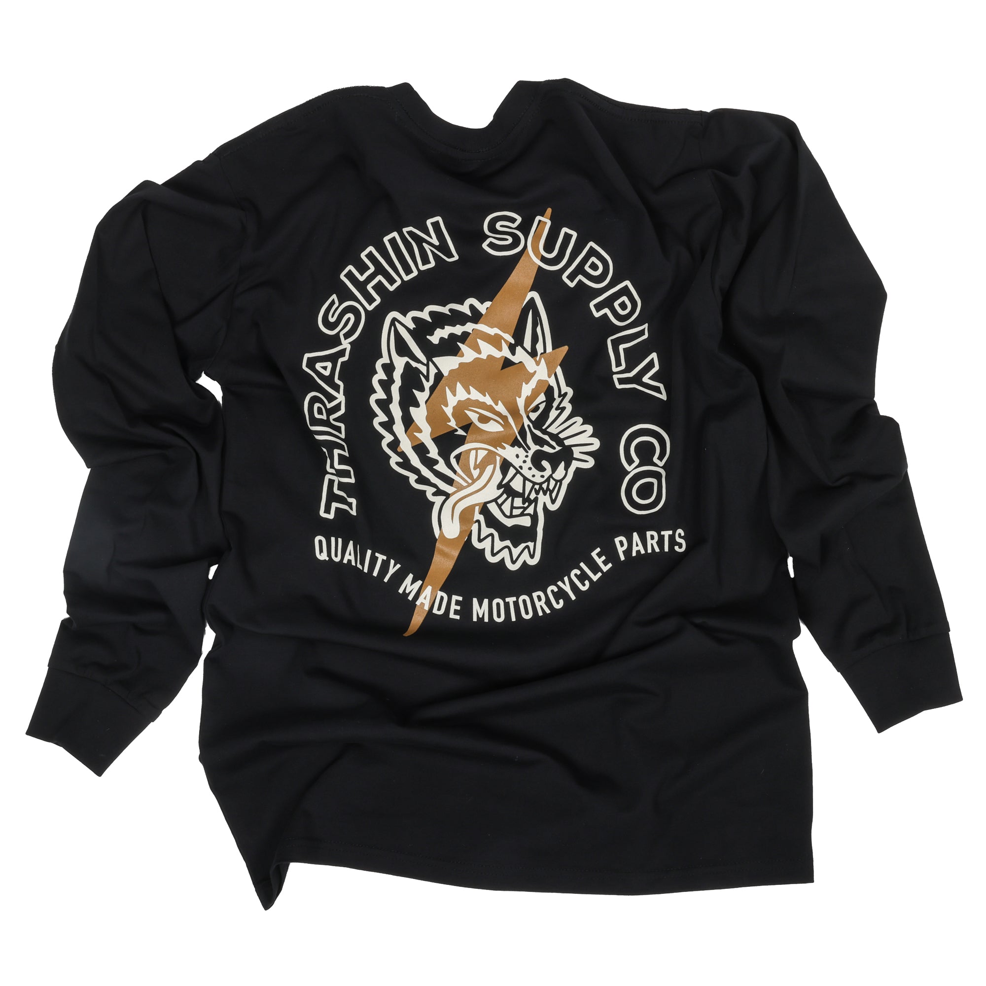 Wolf Long Sleeve - Premium - Black – Thrashin Supply