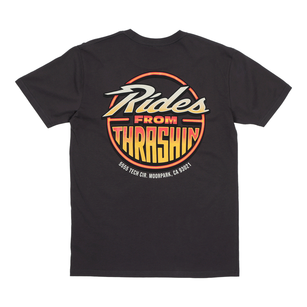 Thrashin Supply® Rides Tee - Premium - Coal