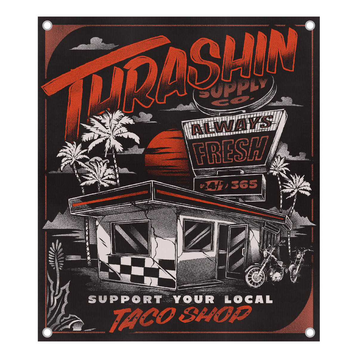 Taco Shop Banner | 39.5" x 34"