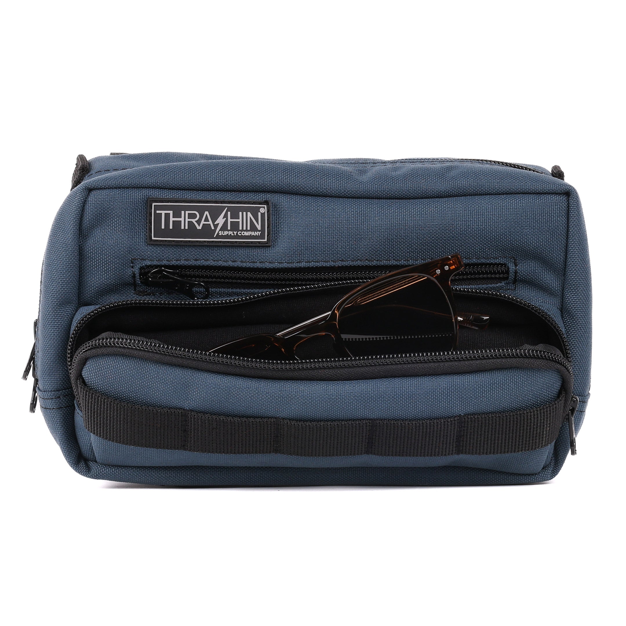 Motorcycle HandleBar Bag Plus - Navy Blue – Thrashin Supply