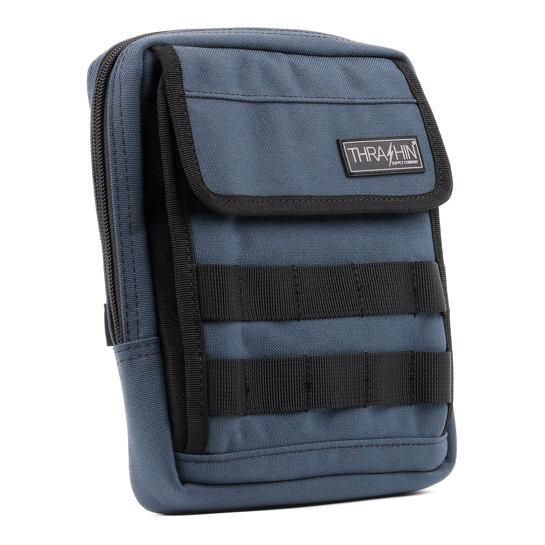 Motorcycle Handlebar Bag Slim - Navy Blue – Thrashin Supply