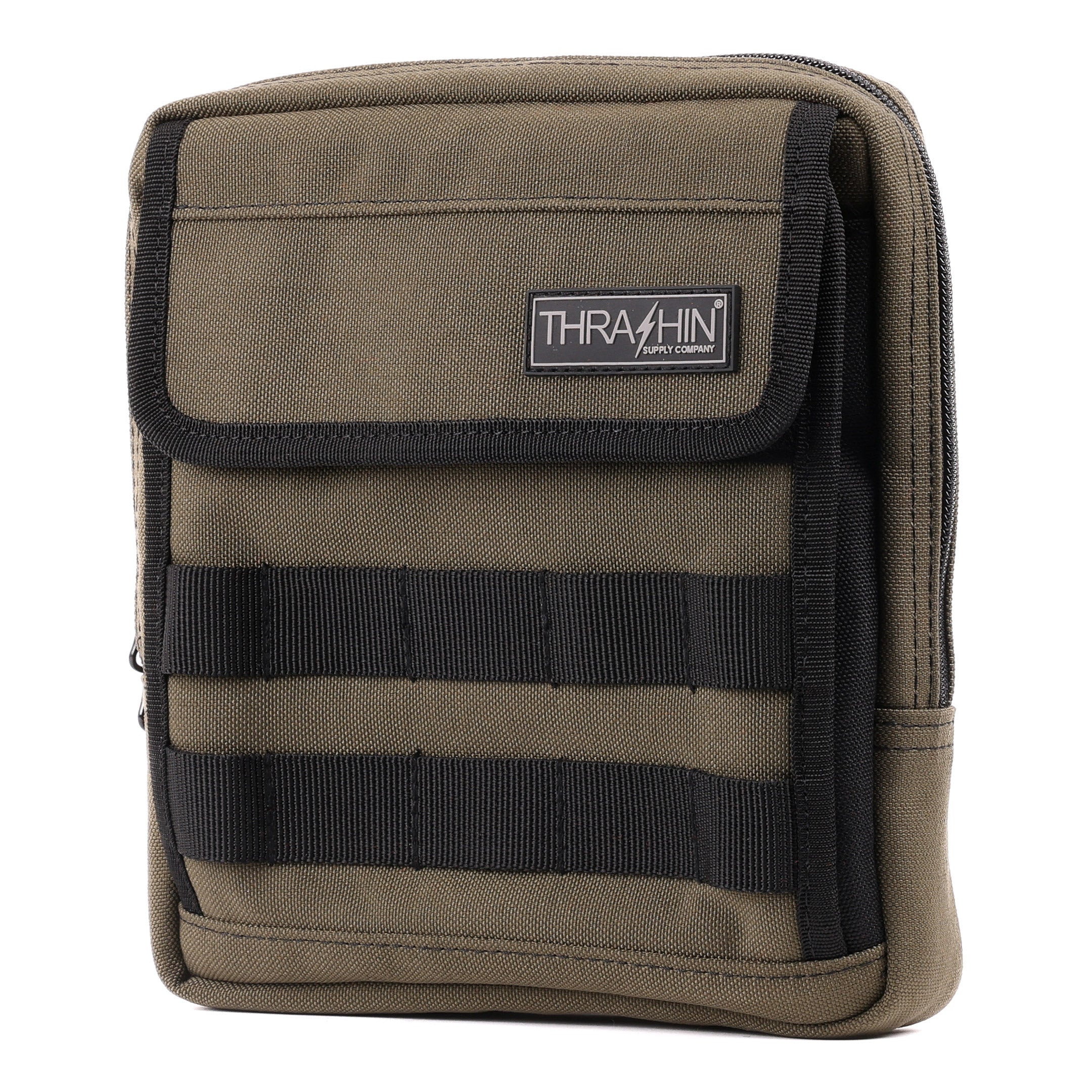 Motorcycle Handlebar Bag Slim - Army Green – Thrashin Supply