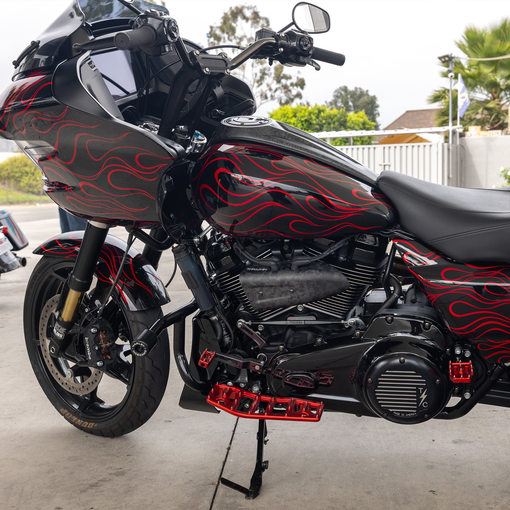 SHOOT AIR(モーガン・マッセン) Air Scoop | Milwaukee Eight Engine - Matte Forged Carbon