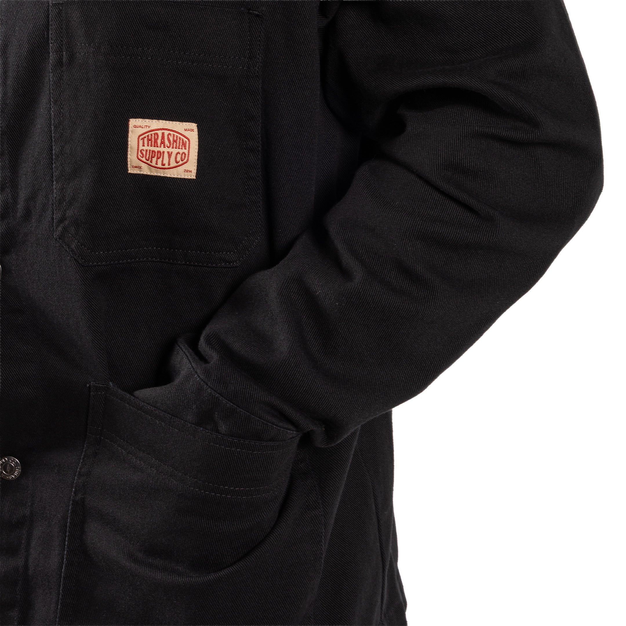 Thrashin Supply® Heritage Chore Coat | Canvas - Black