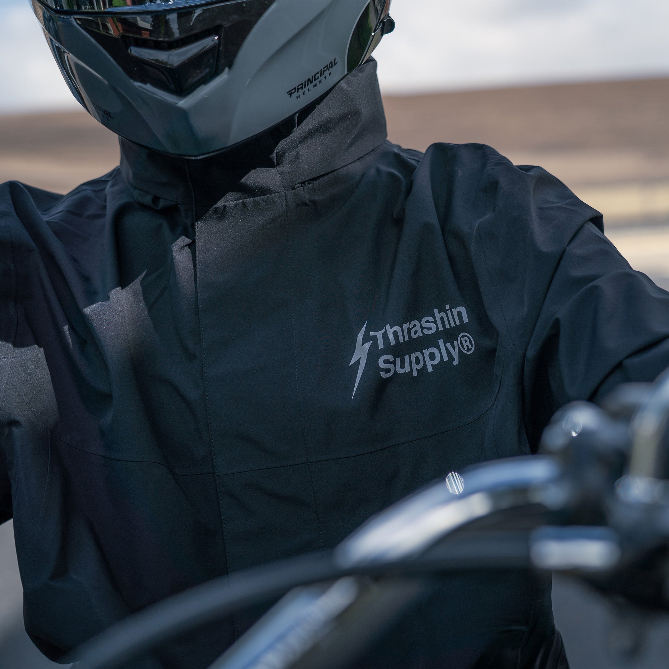 Thrashin Supply® Defender Waterproof Motorcycle Rain Jacket