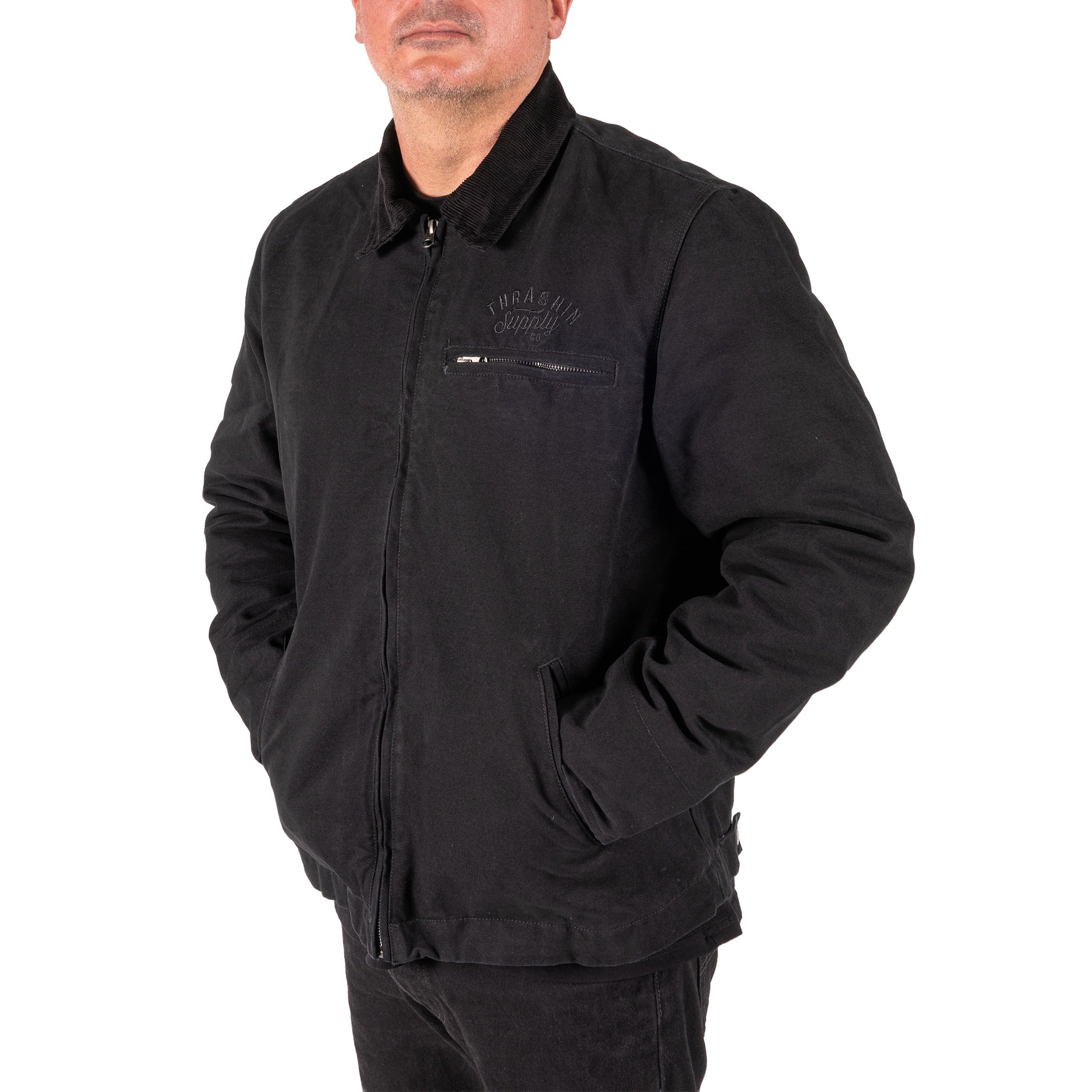 Thrashin Supply® Foundry Jacket | Canvas - Black