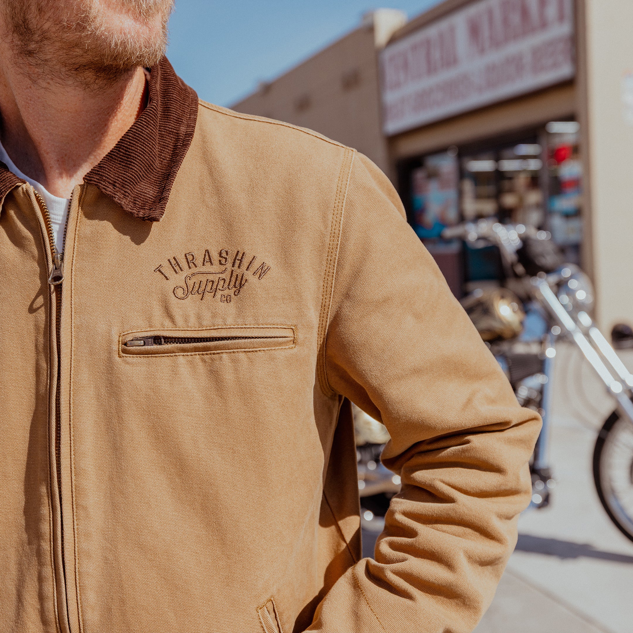 Thrashin Supply® Foundry Jacket | Canvas - Tan