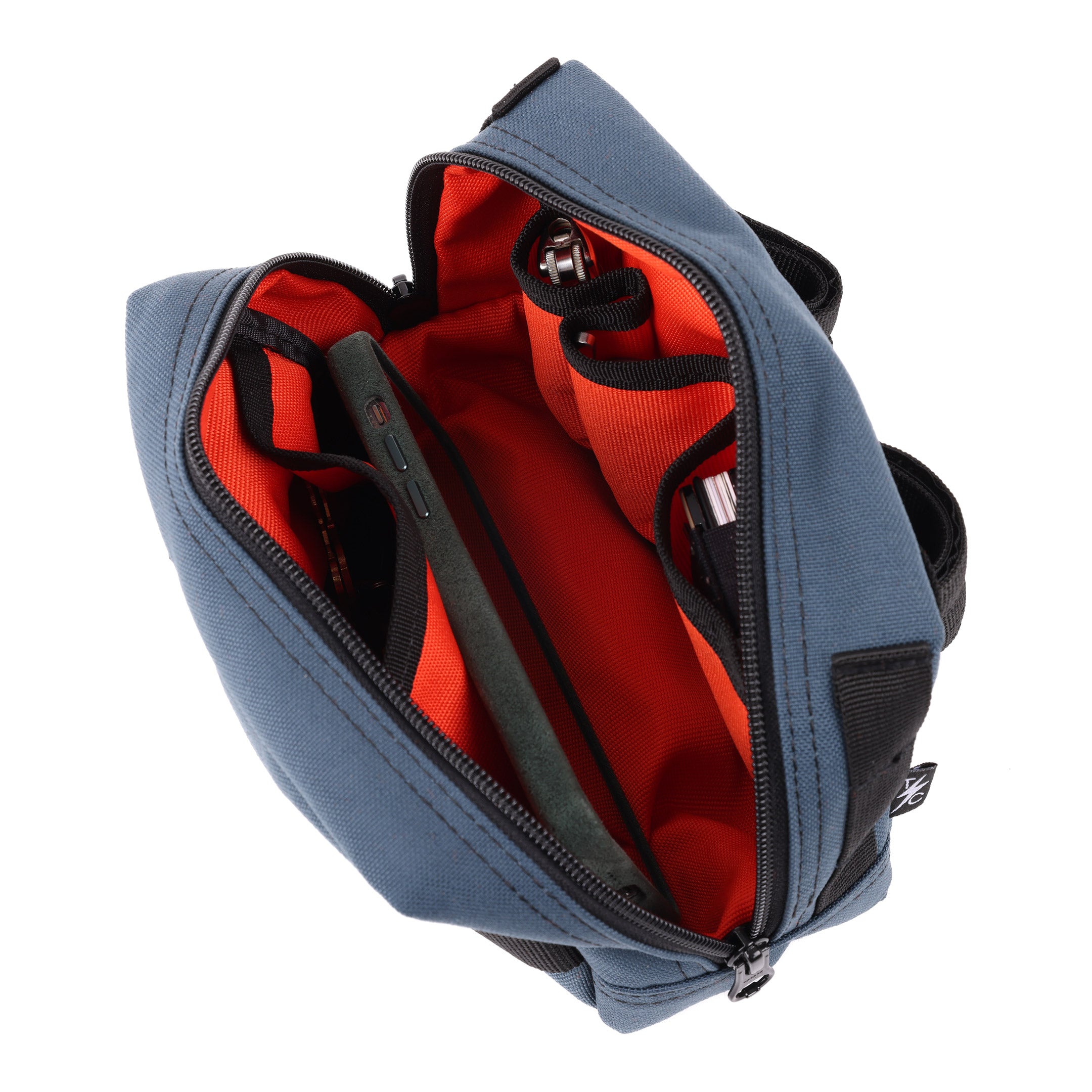 Motorcycle HandleBar Bag - Blue – Thrashin Supply