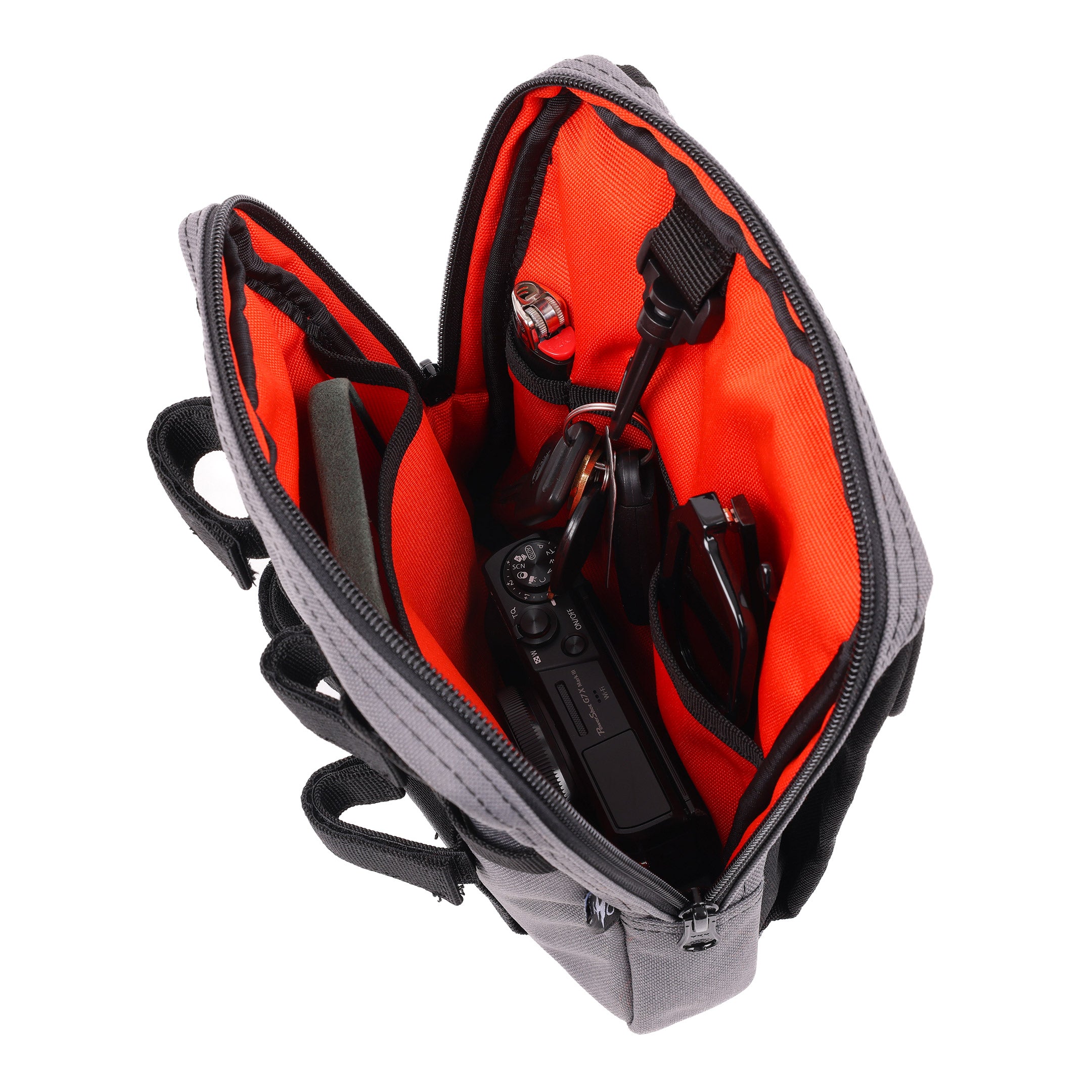 Motorcycle Handlebar Bag Slim - Grey – Thrashin Supply