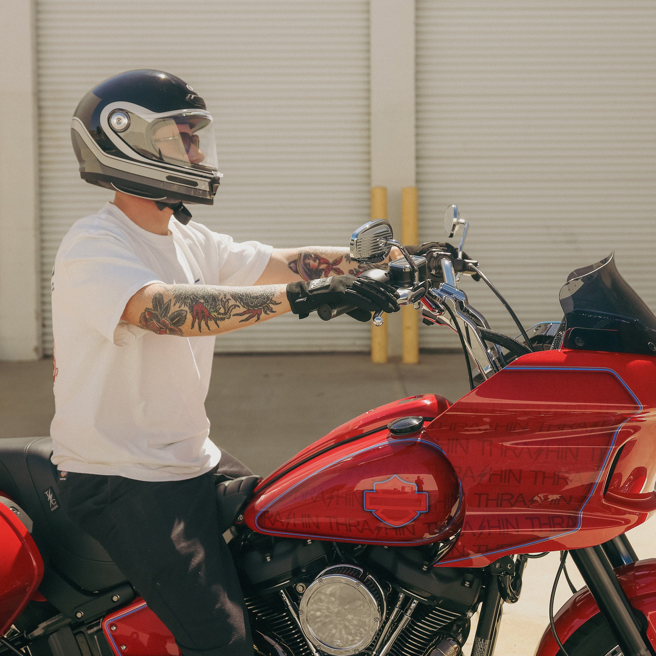 Thrashin Supply® Chrome Billet Mini Mirrors for Harley-Davidson
