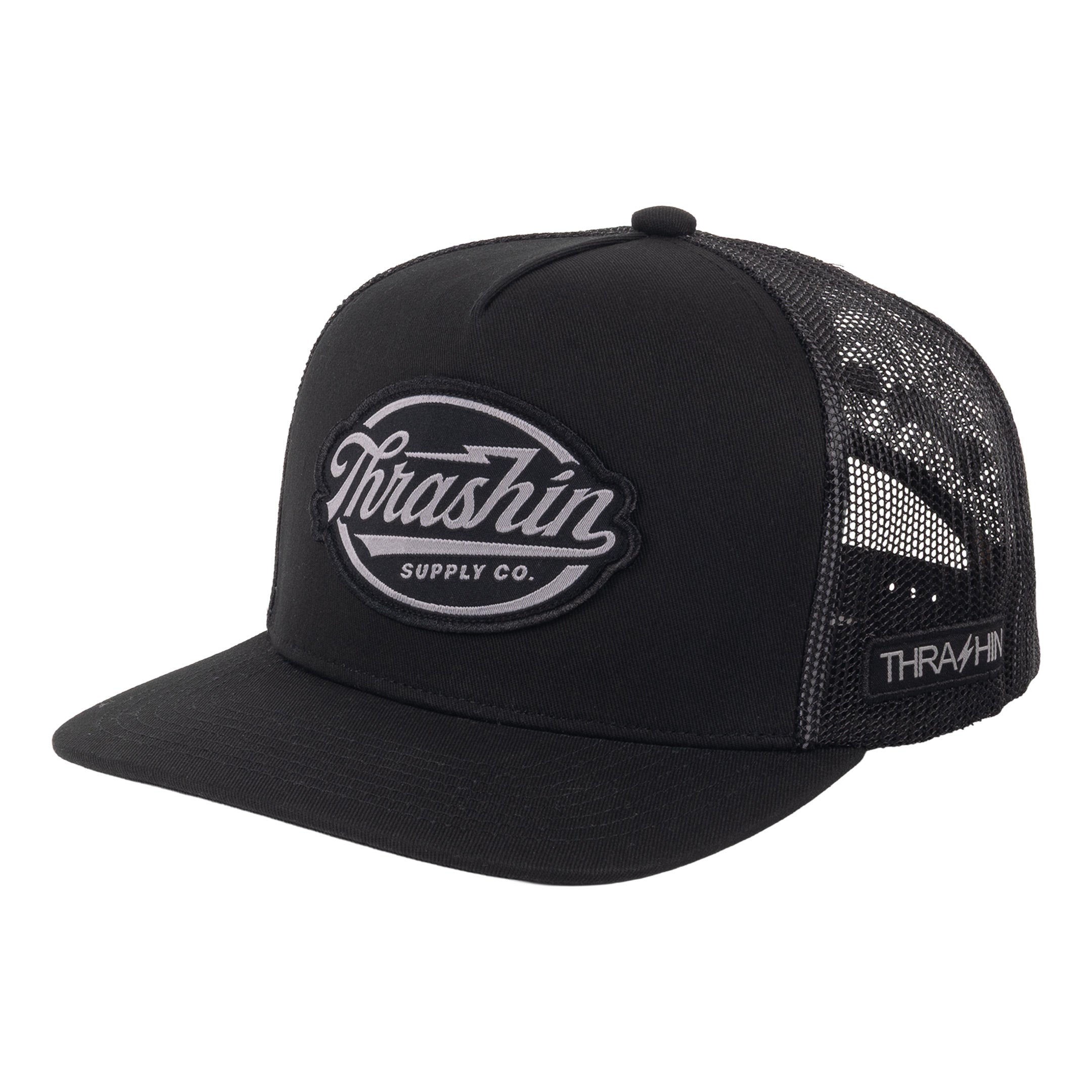 Thrashin Supply® Otis Trucker Snapback - Black